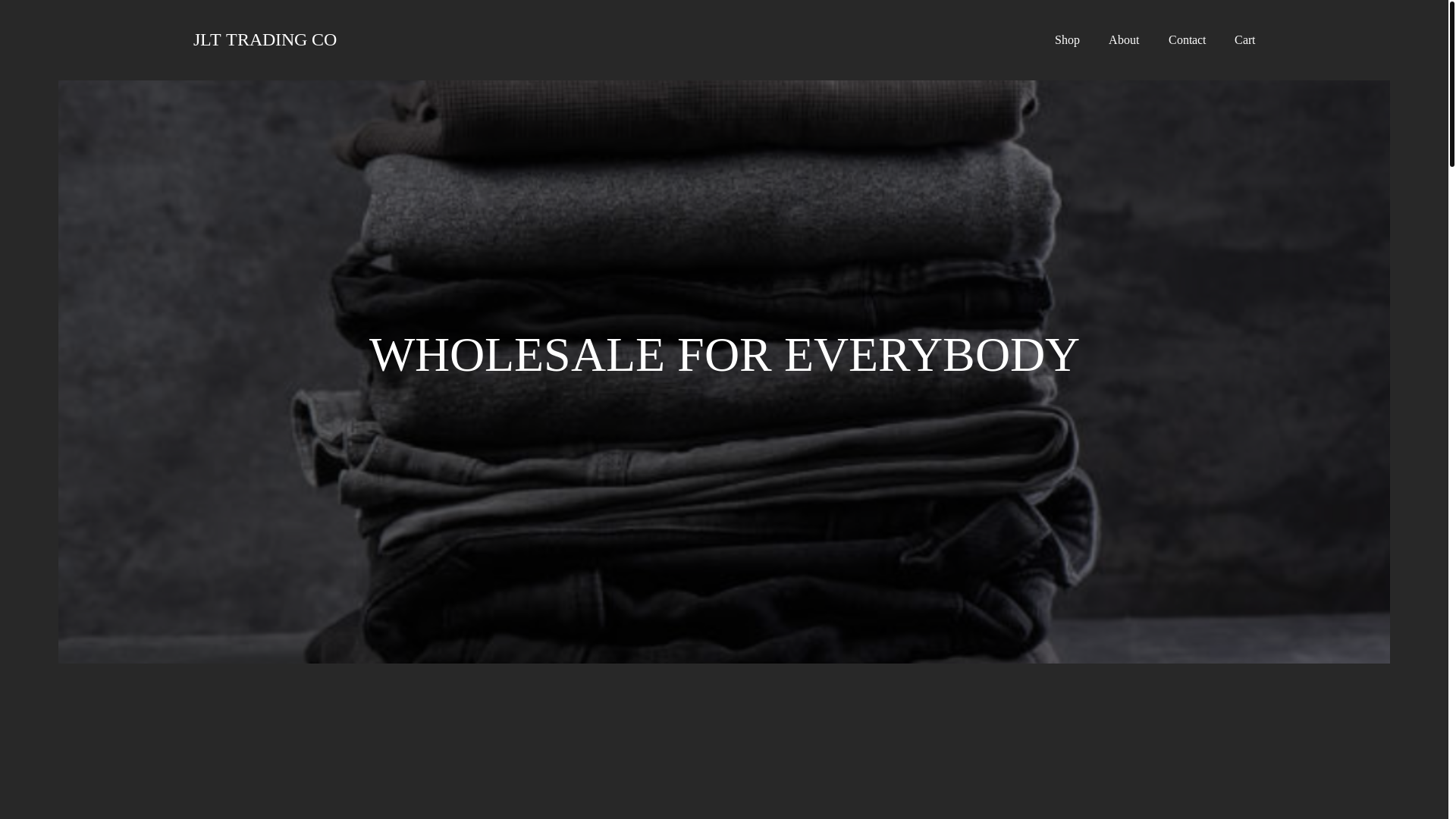website screenshot of https://shopjlttrading.com/