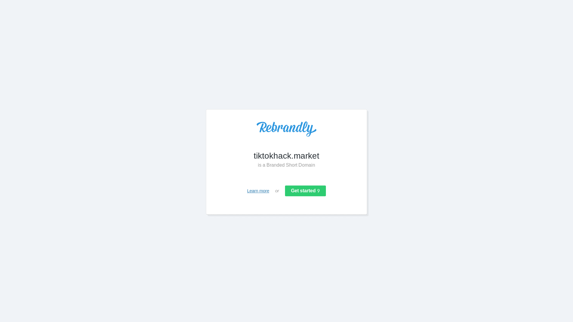 website screenshot of https://tiktokhack.market/