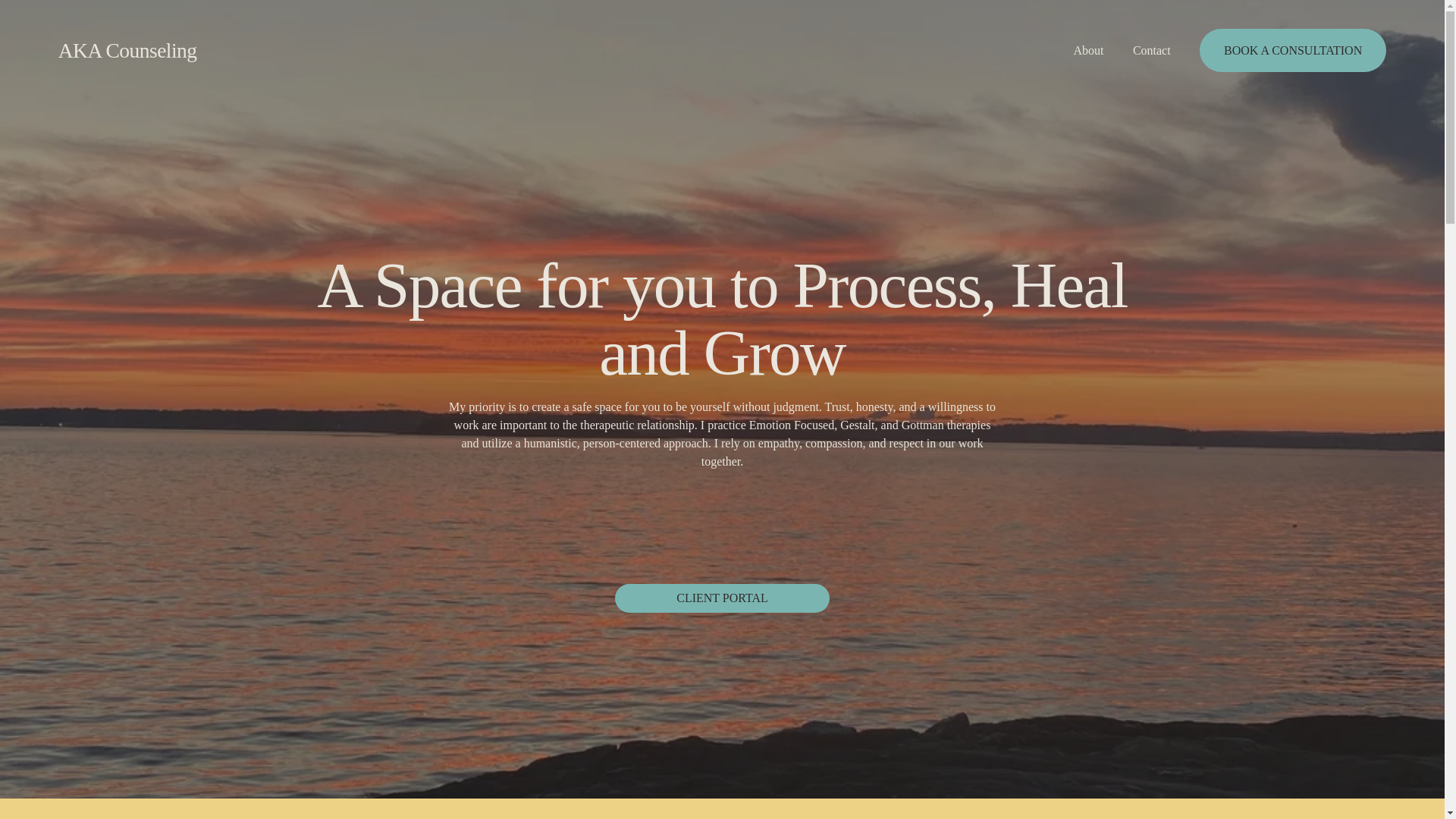 website screenshot of https://aka-counseling.com/