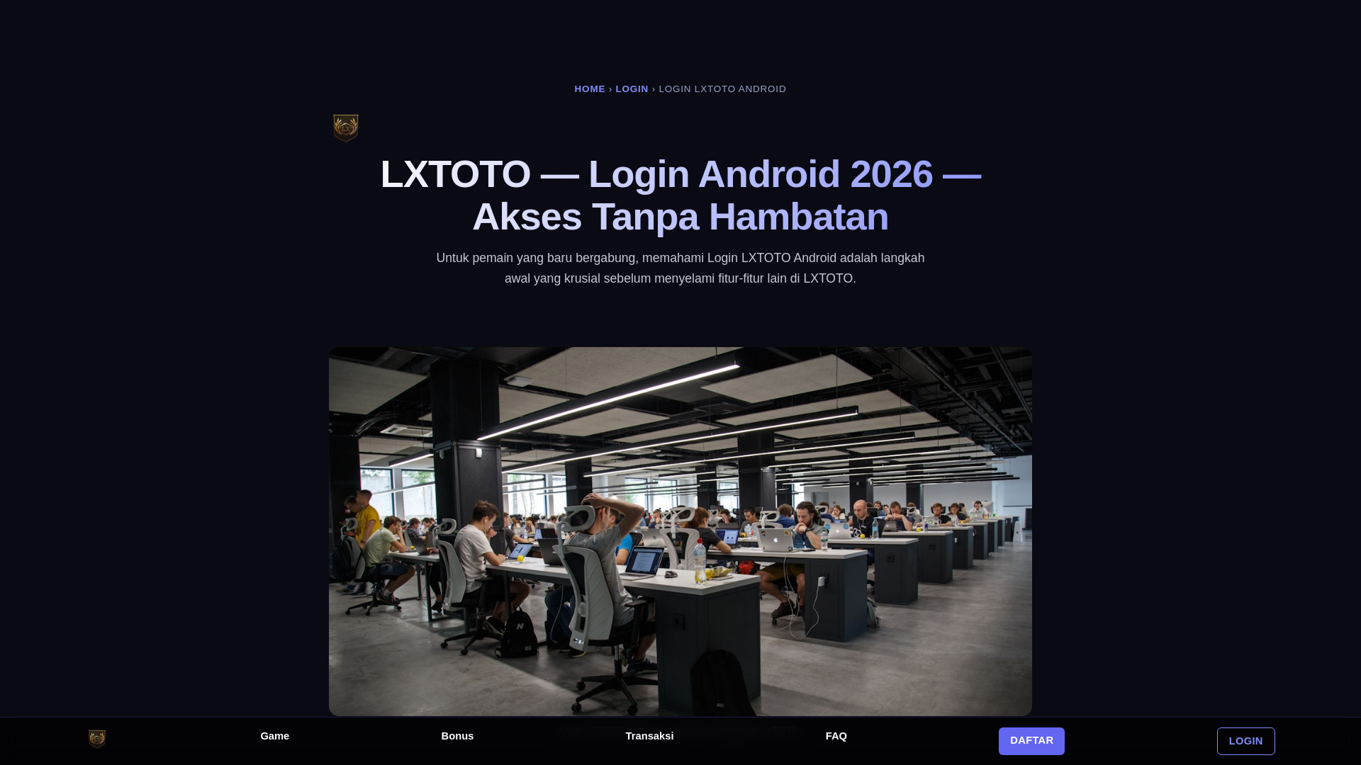 website screenshot of https://lxtoto-login-android.pages.dev/