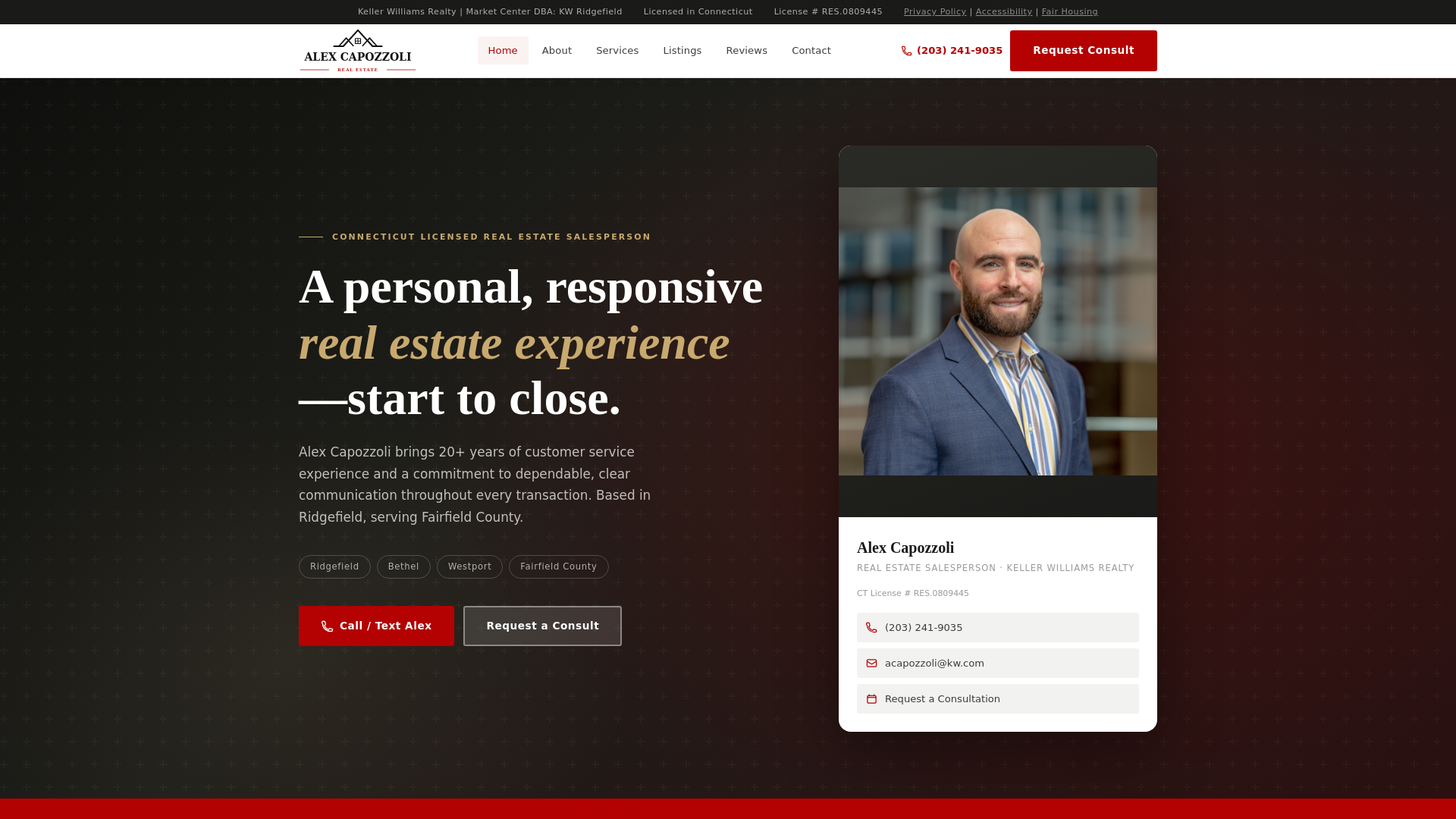 website screenshot of https://ctlisted.com/