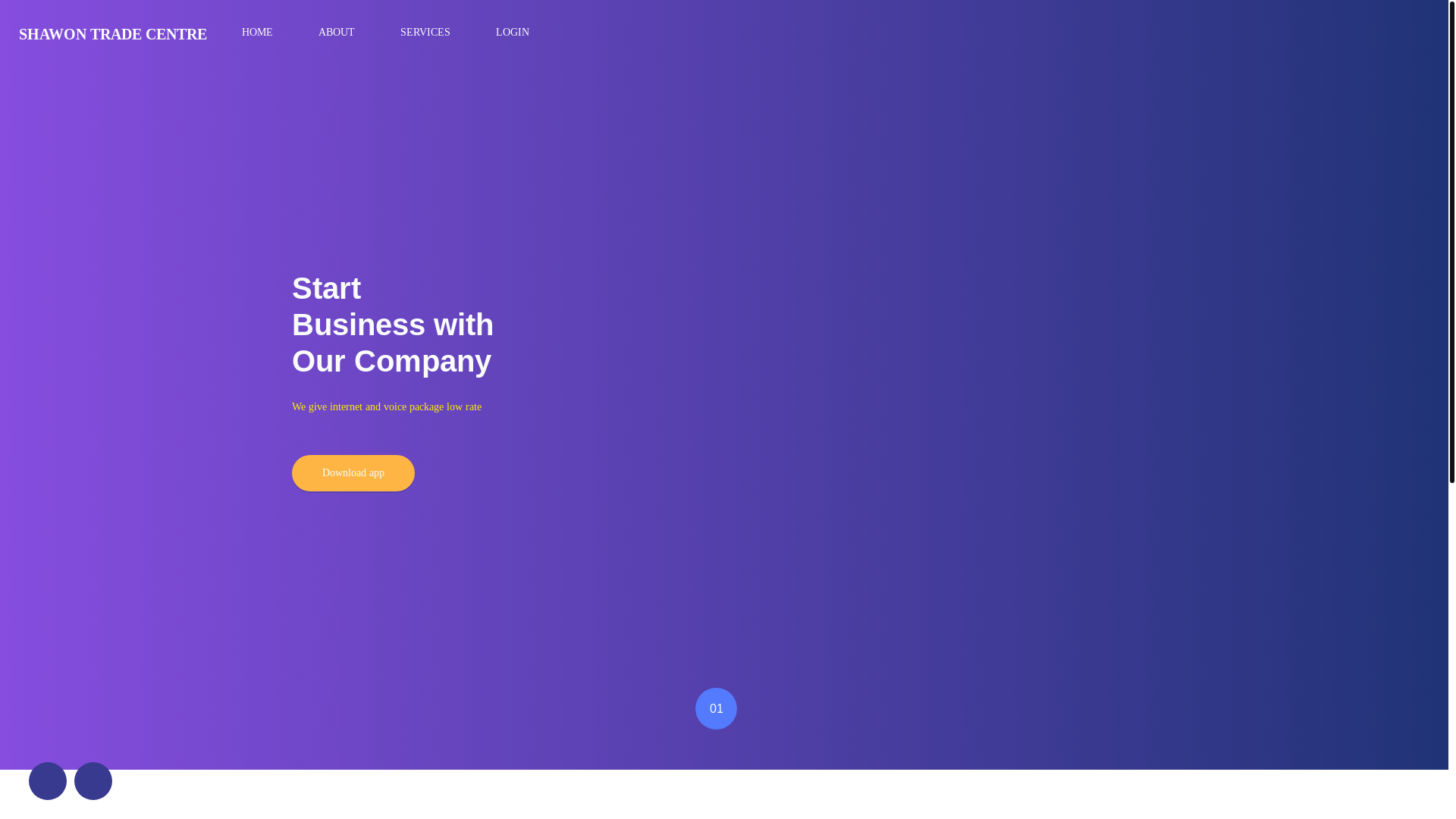 website screenshot of https://shawontradecentre.top/
