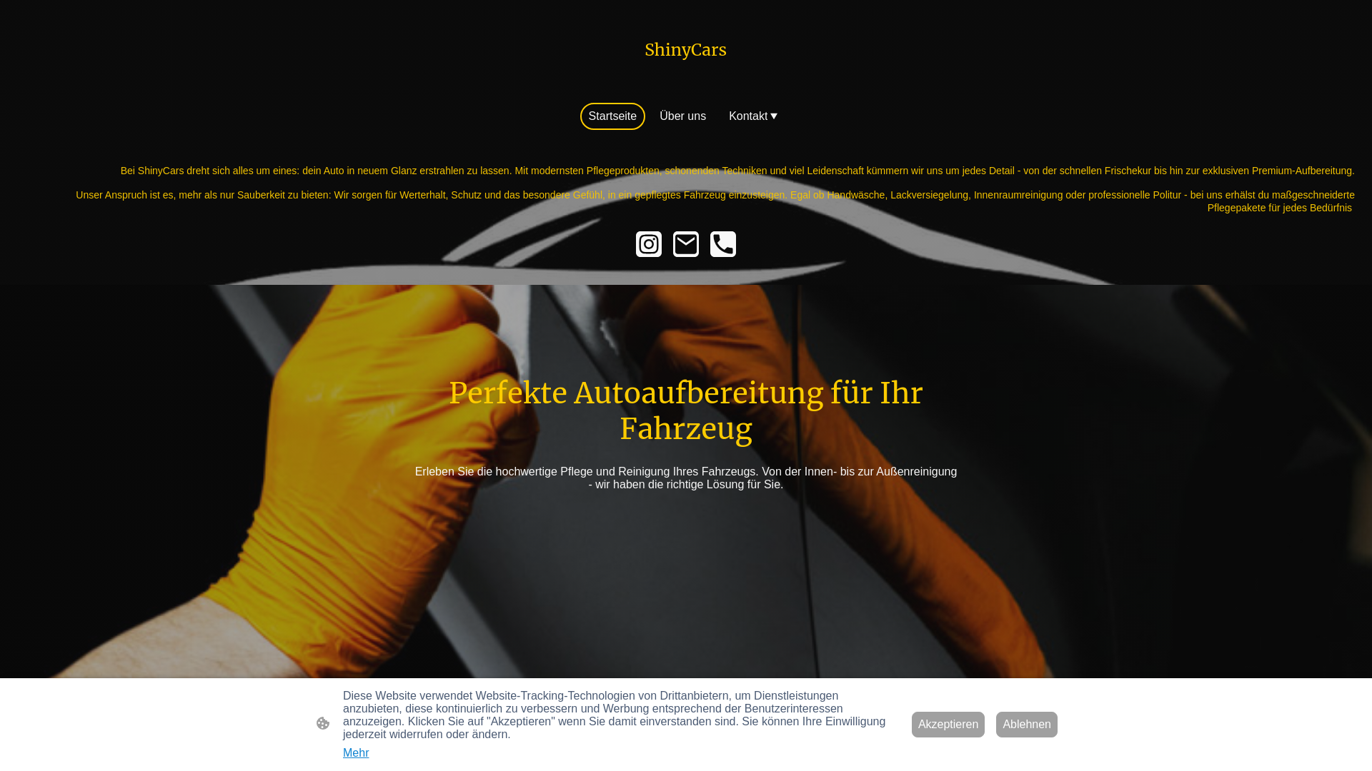 website screenshot of https://glanzklinik.com/