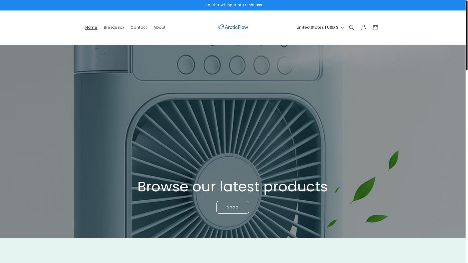 website screenshot of https://articflow.org/