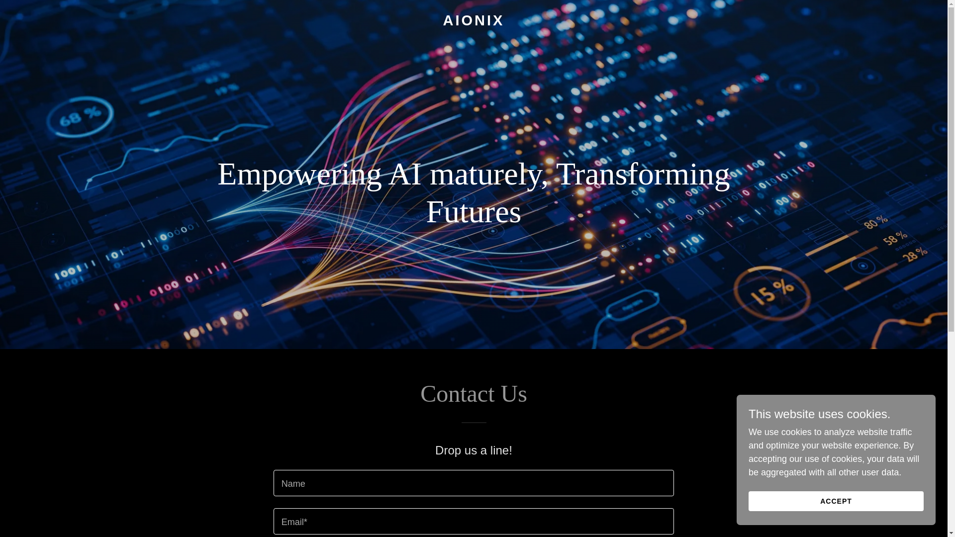 website screenshot of https://aionix.com.au/