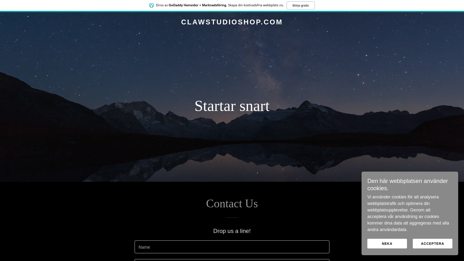 website screenshot of https://clawstudioshop.com/
