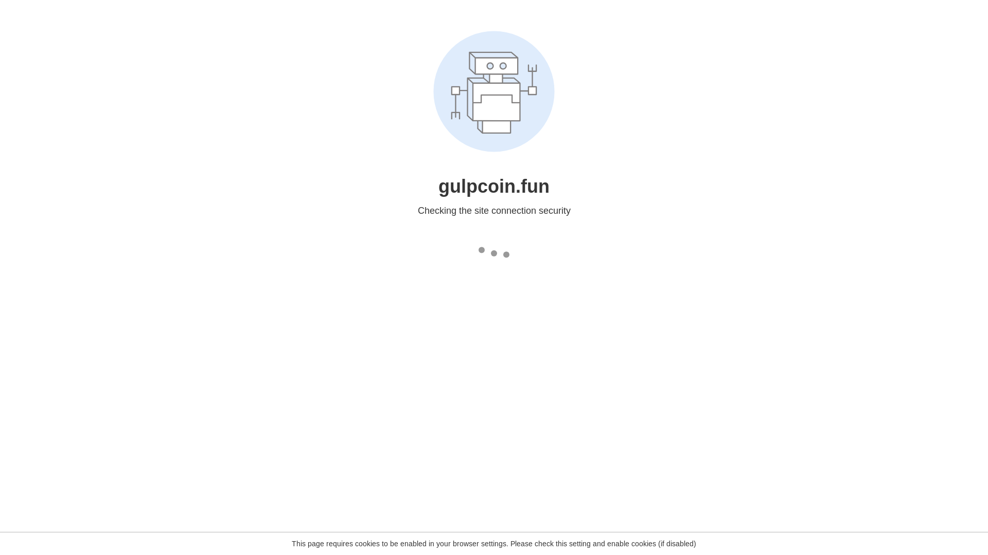 website screenshot of https://gulpcoin.fun/