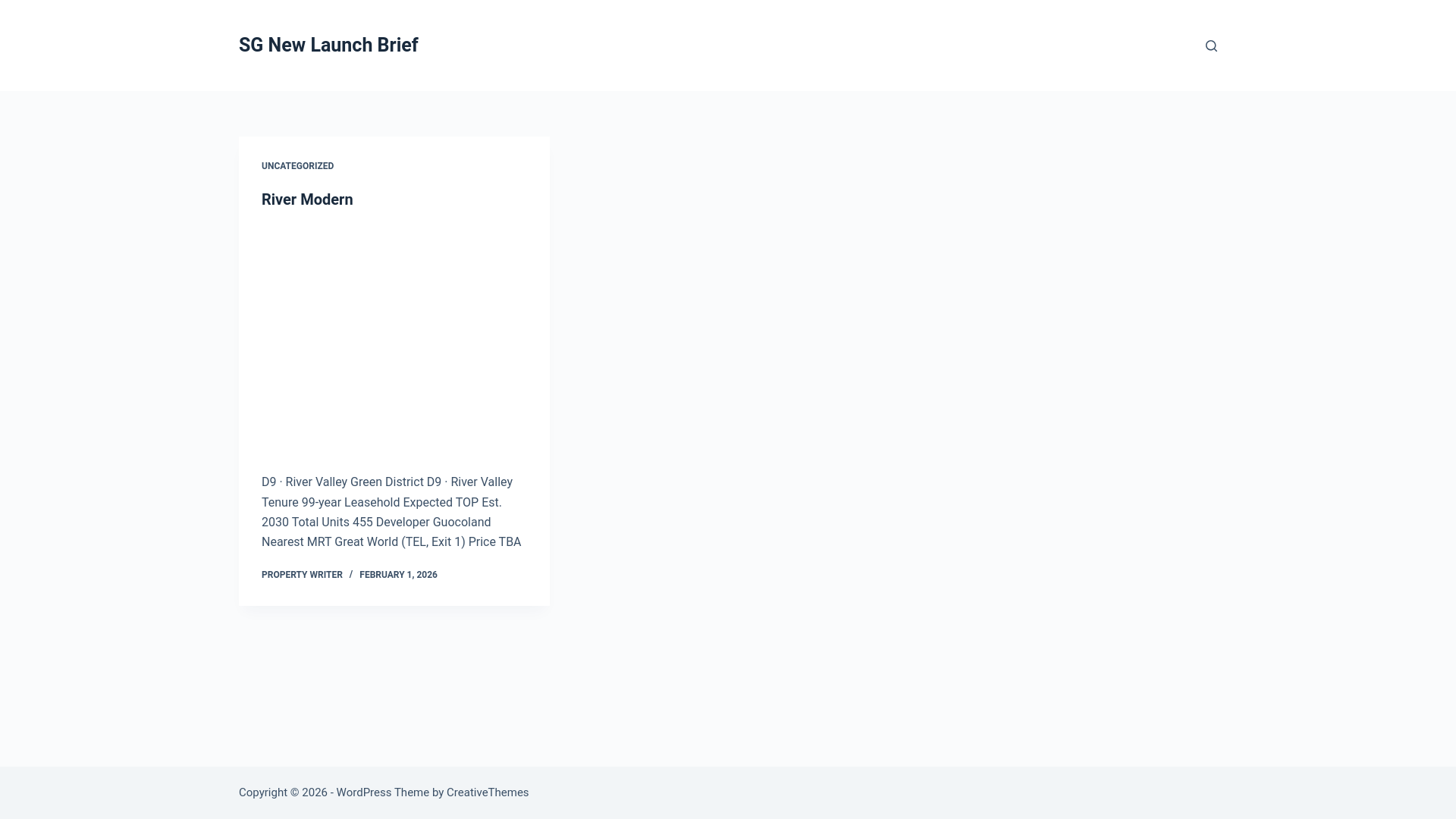 website screenshot of https://sglaunchbrief.com/