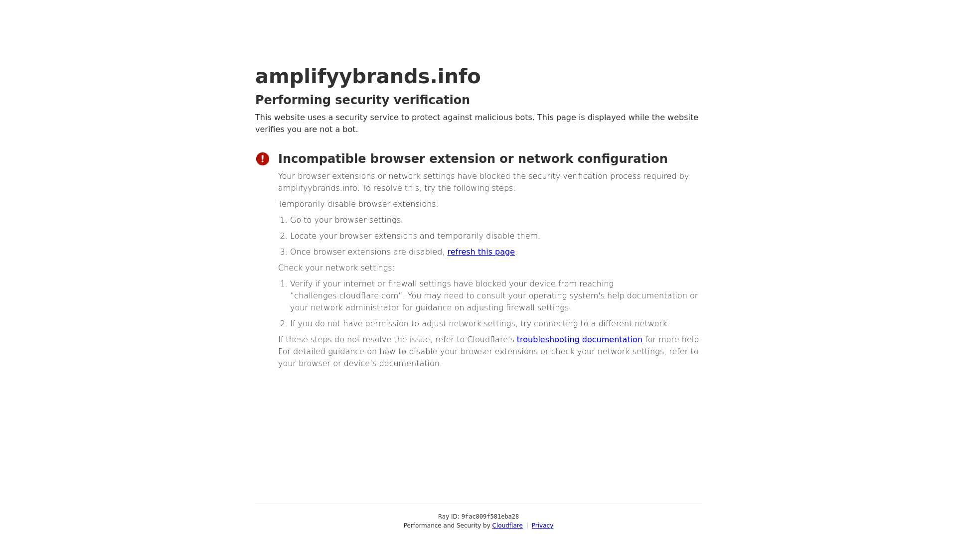 website screenshot of https://amplifyybrands.info/