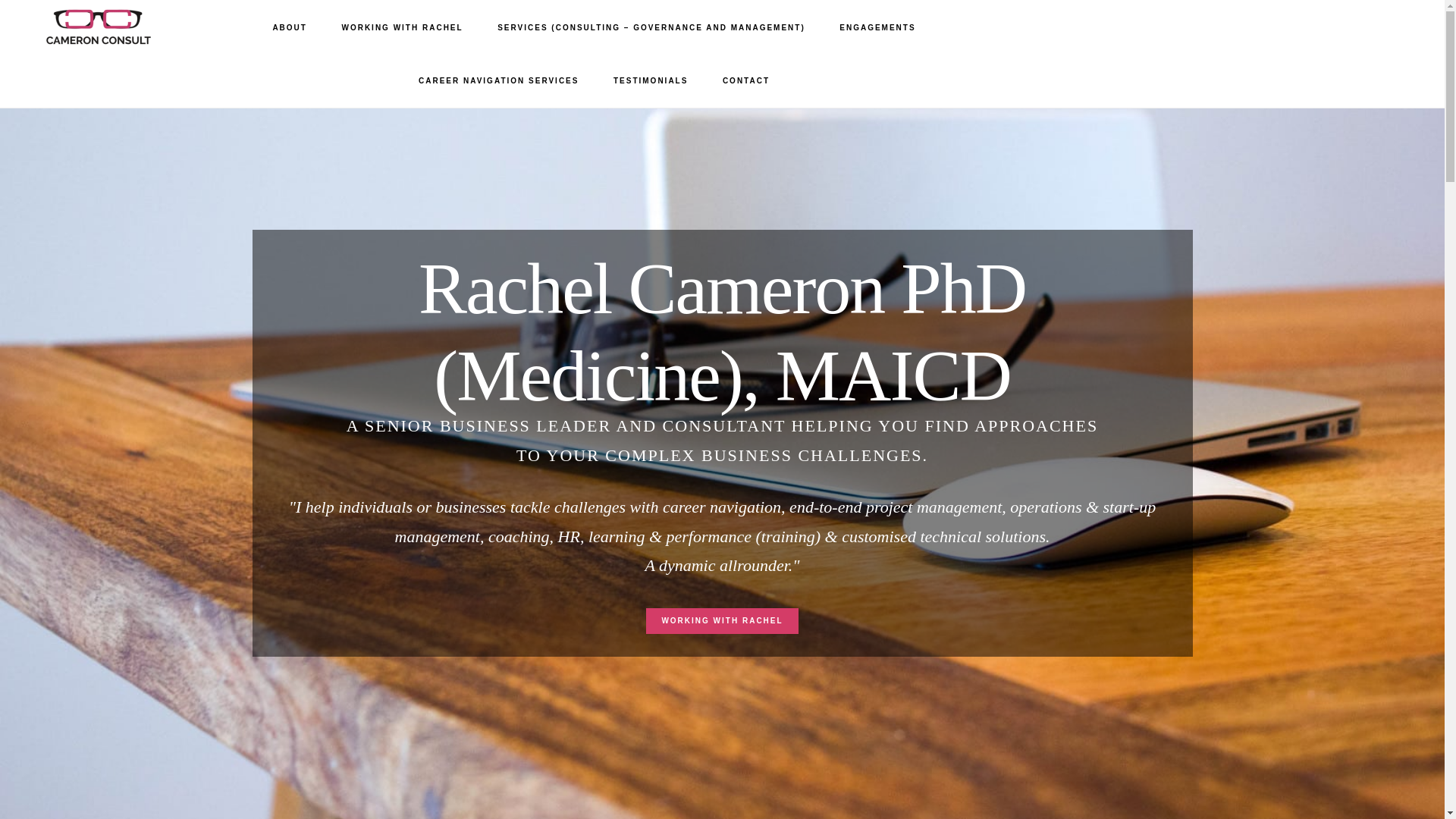 website screenshot of https://cameronconsult.online/