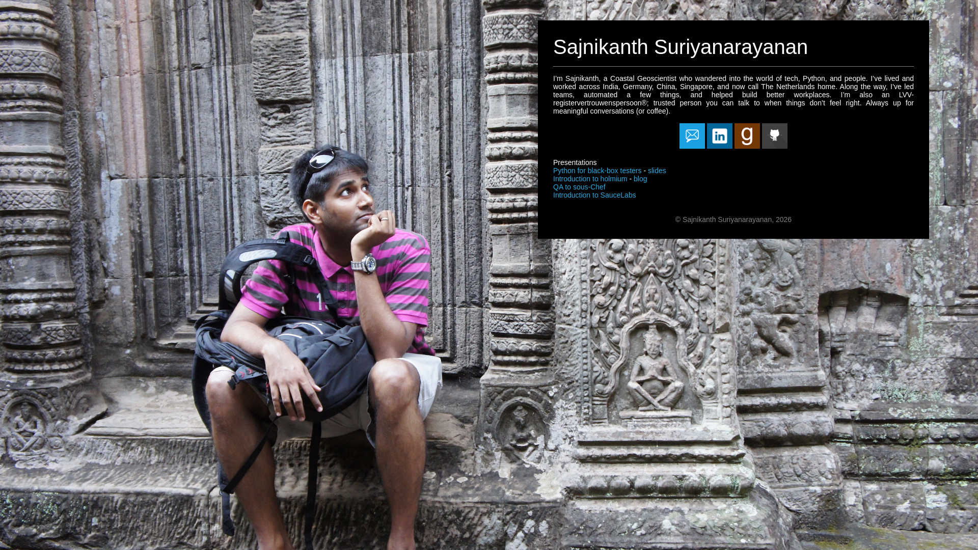 website screenshot of https://sajnikanth-com.pages.dev/