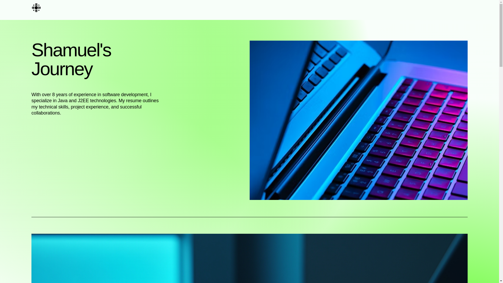 website screenshot of https://shamuels.com/