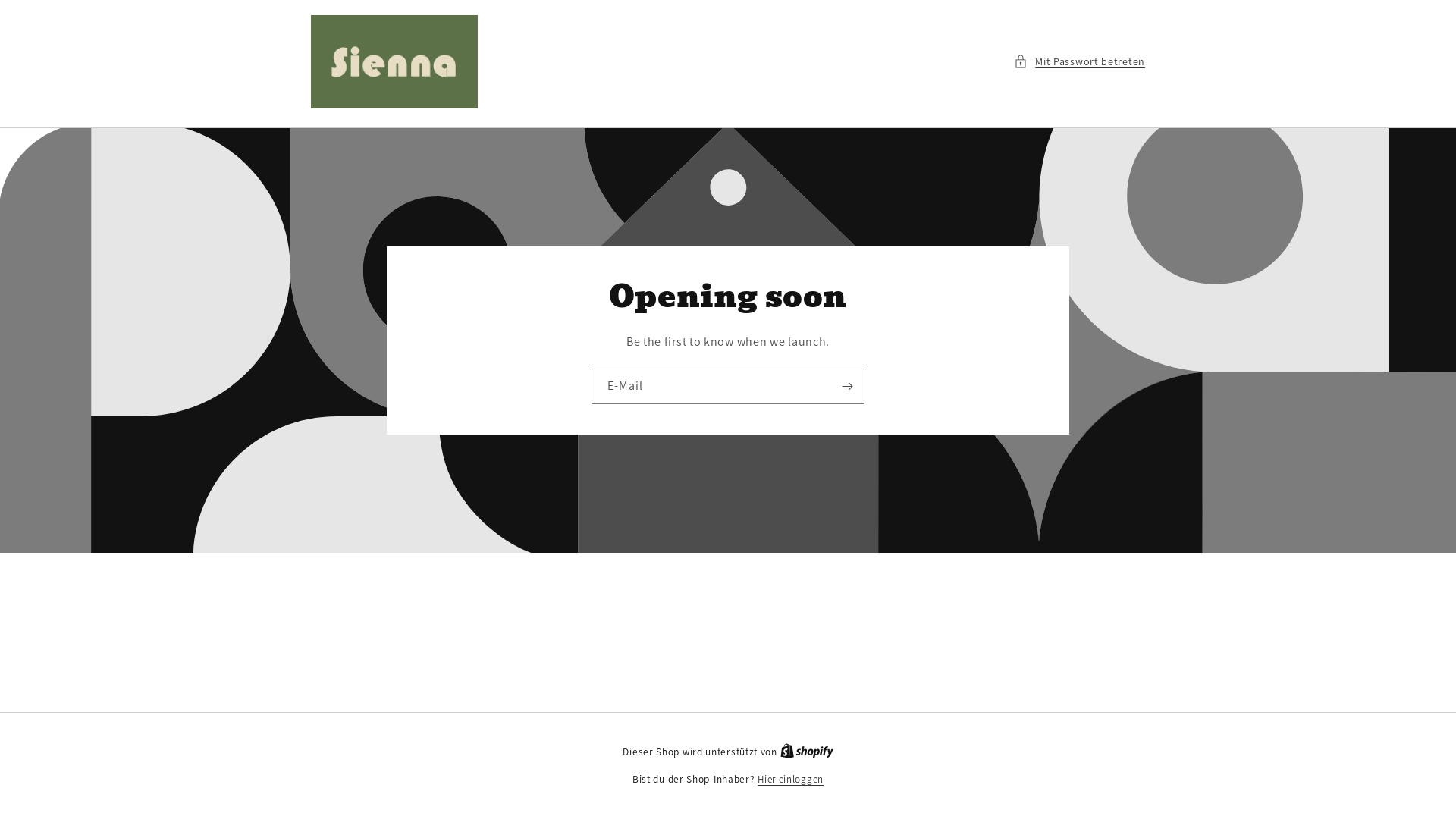 website screenshot of https://siennasunglasses.store/