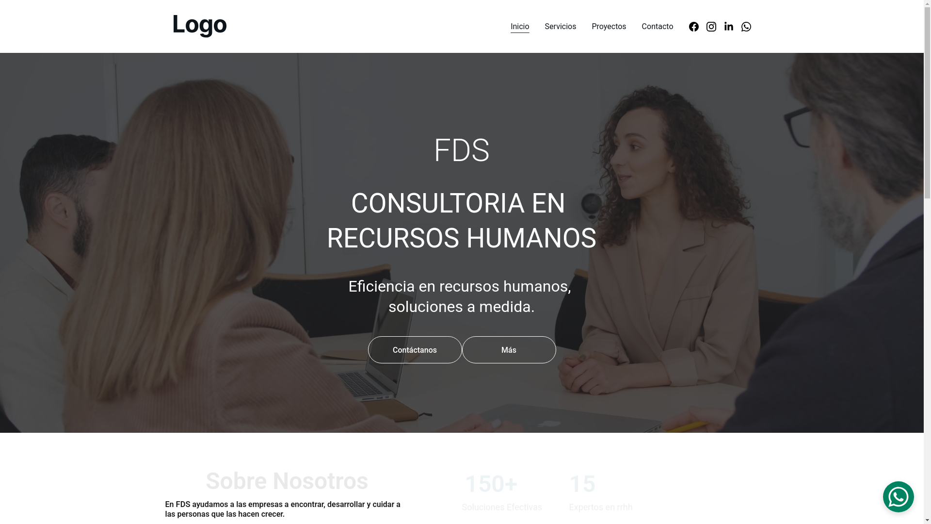 website screenshot of https://fdsrecursoshumanos.com/