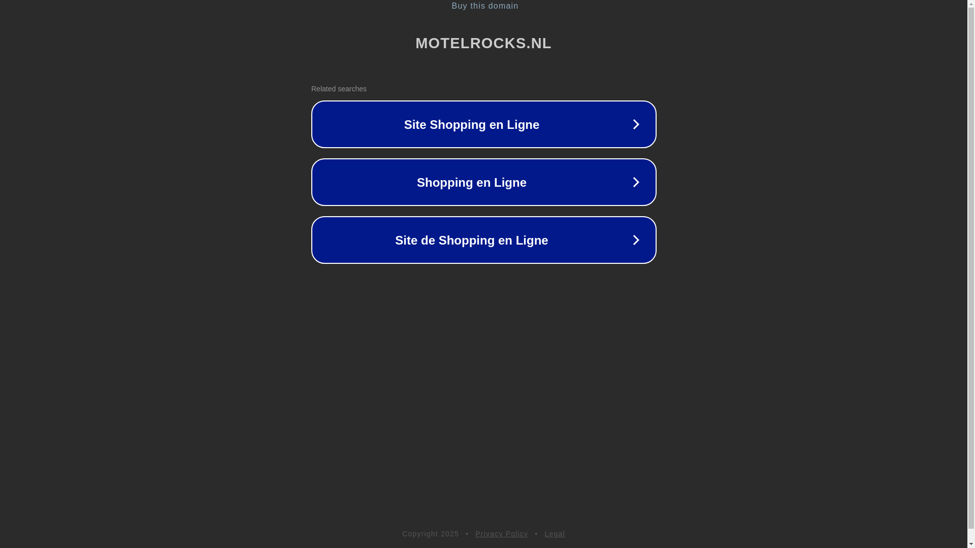 website screenshot of https://motelrocks.nl/