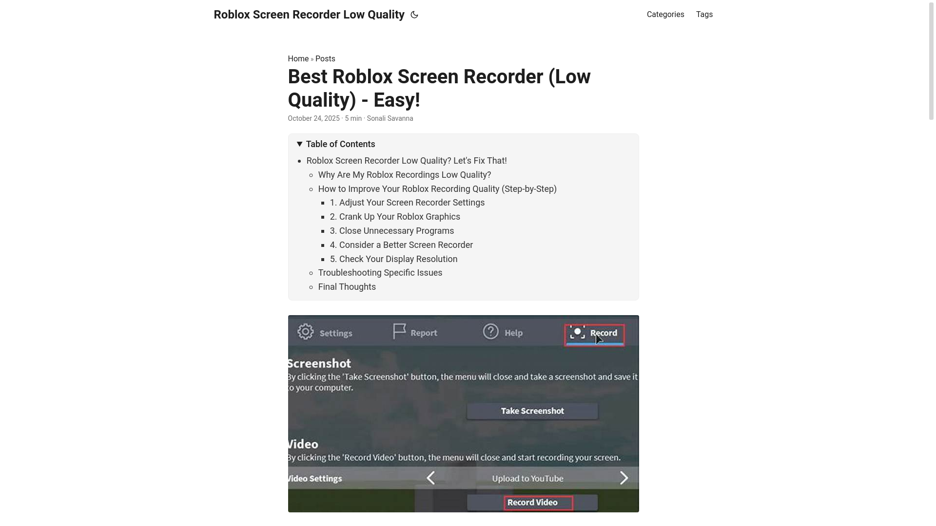 website screenshot of https://roblox-screen-recorder-low-quality.pages.dev/