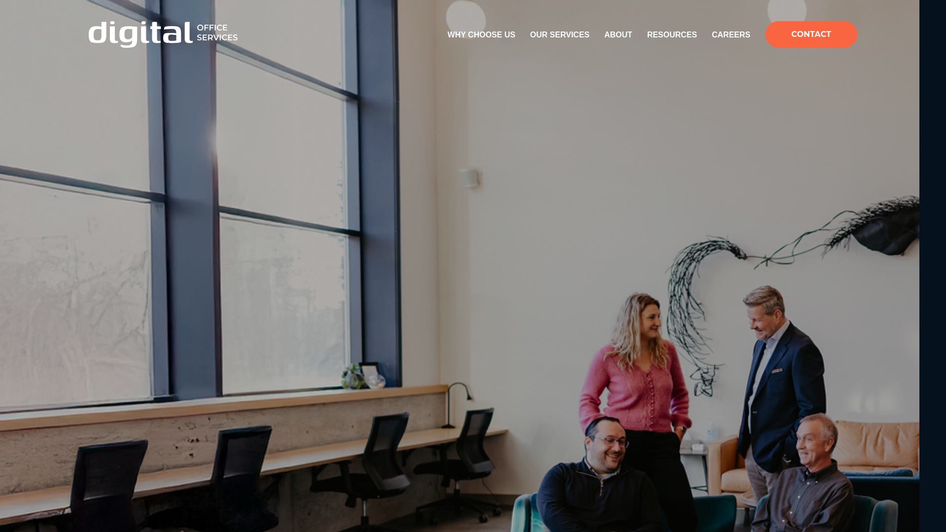 website screenshot of https://digitalofficeservices.ca