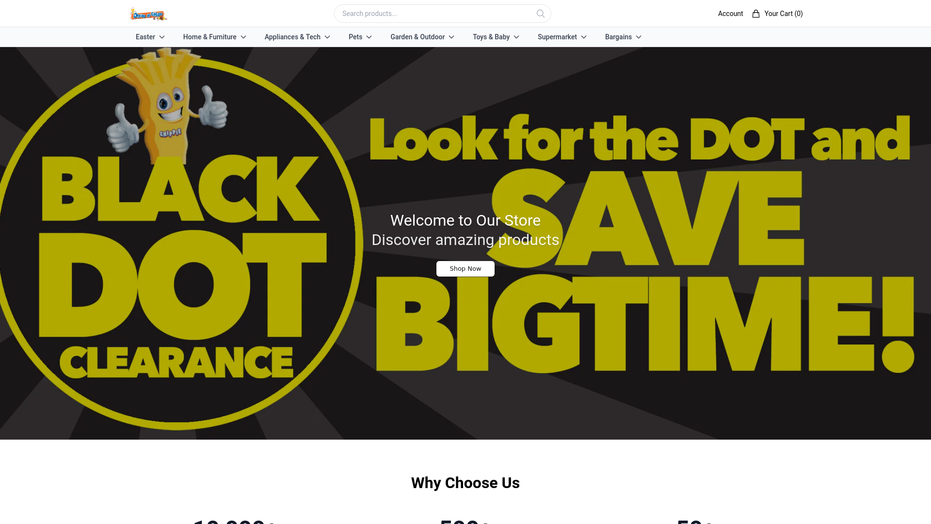 website screenshot of https://cheapaschipsmarket.shop/