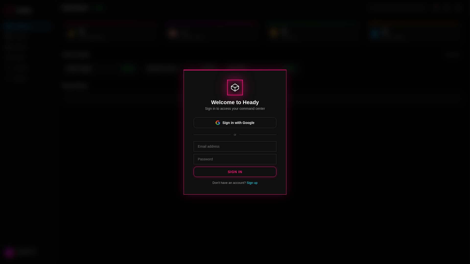 website screenshot of https://headyconnection-org.pages.dev/