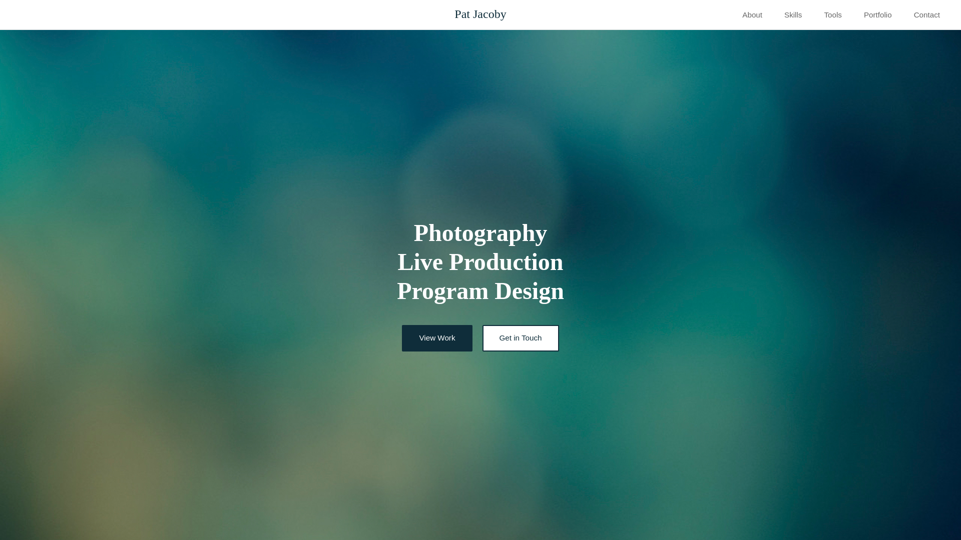 website screenshot of https://patjacoby.pages.dev/
