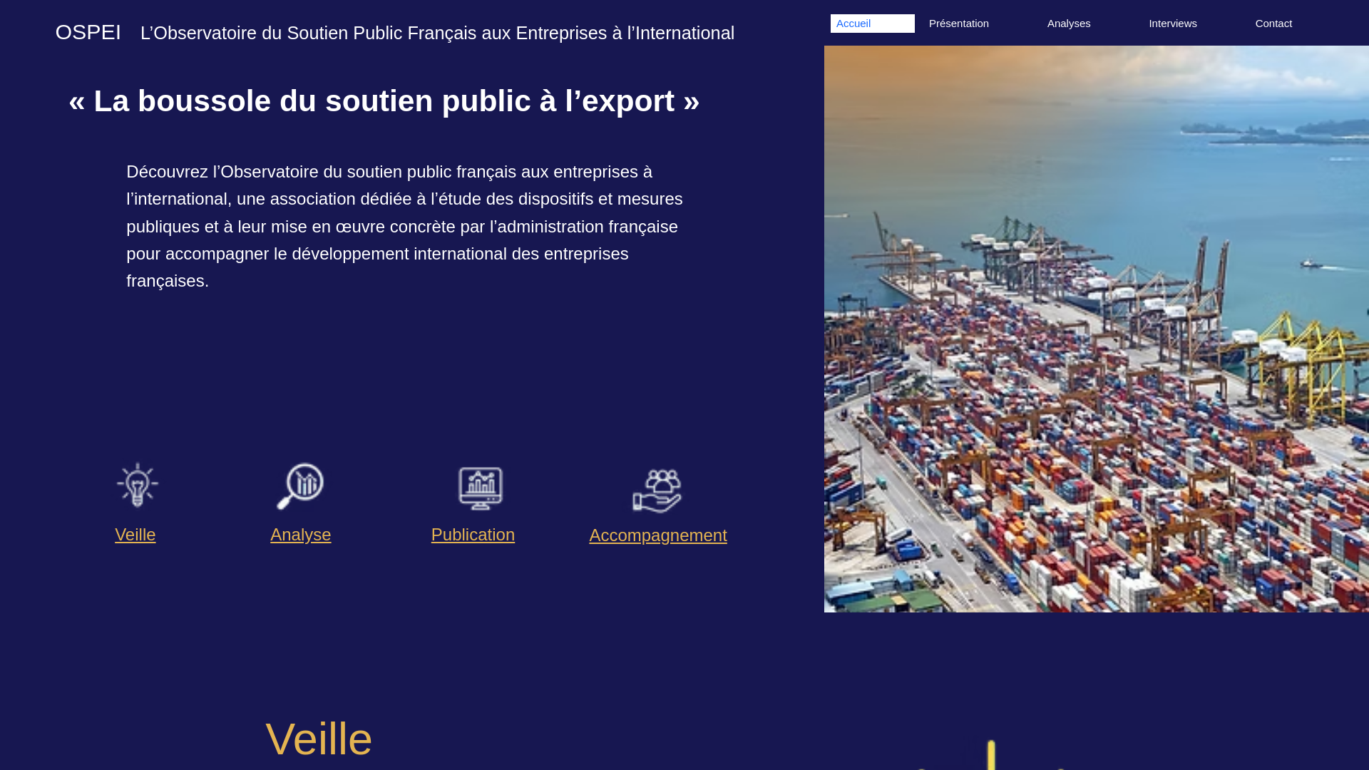 website screenshot of https://ospeiobservatoire.com/