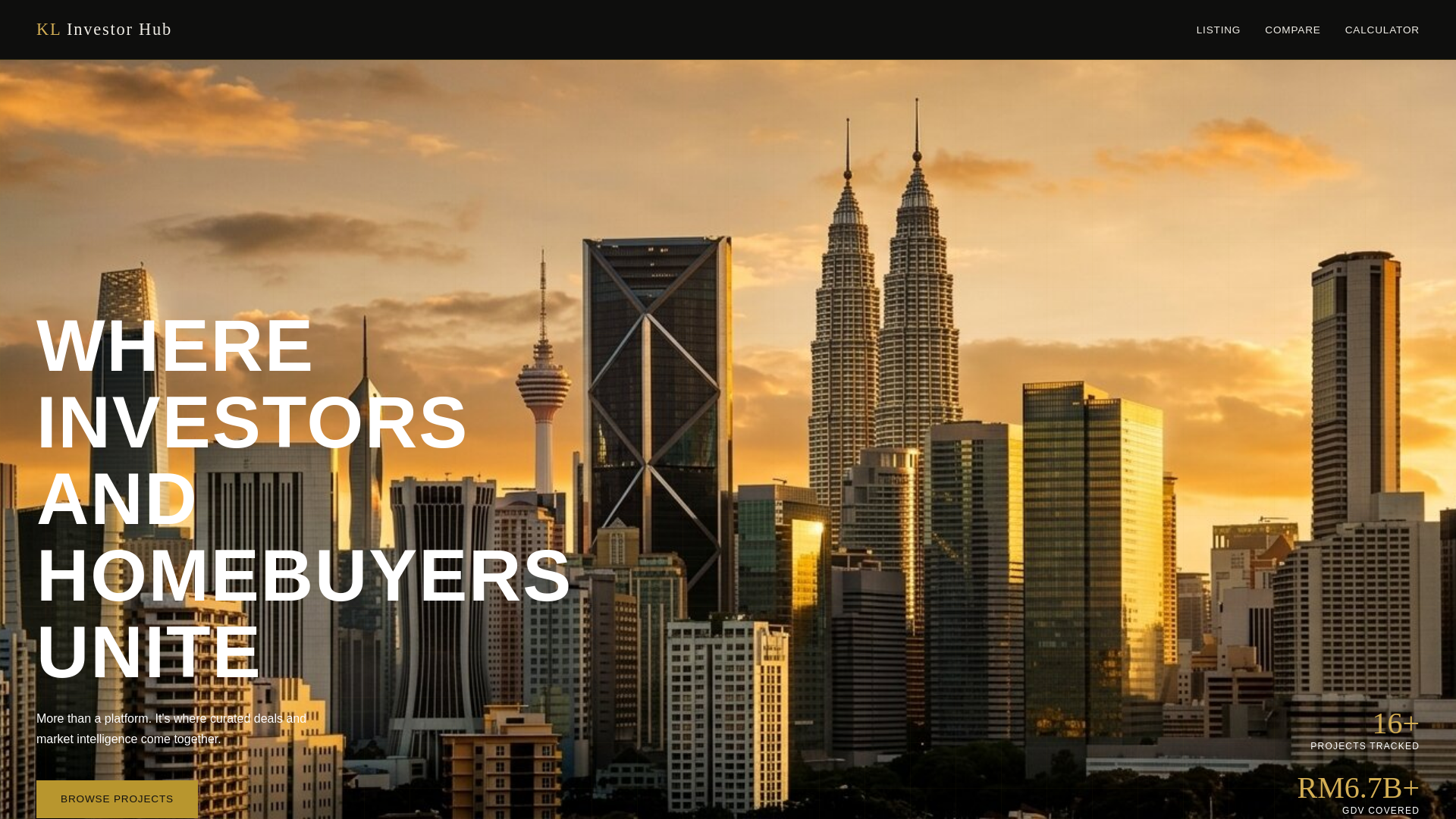 website screenshot of https://kaiproperties.my