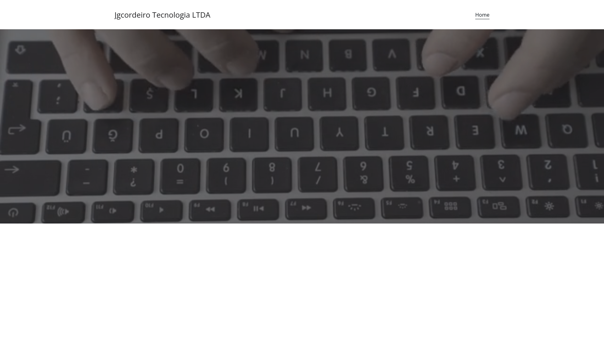 website screenshot of https://jgcordeirotecnologialtda.com/