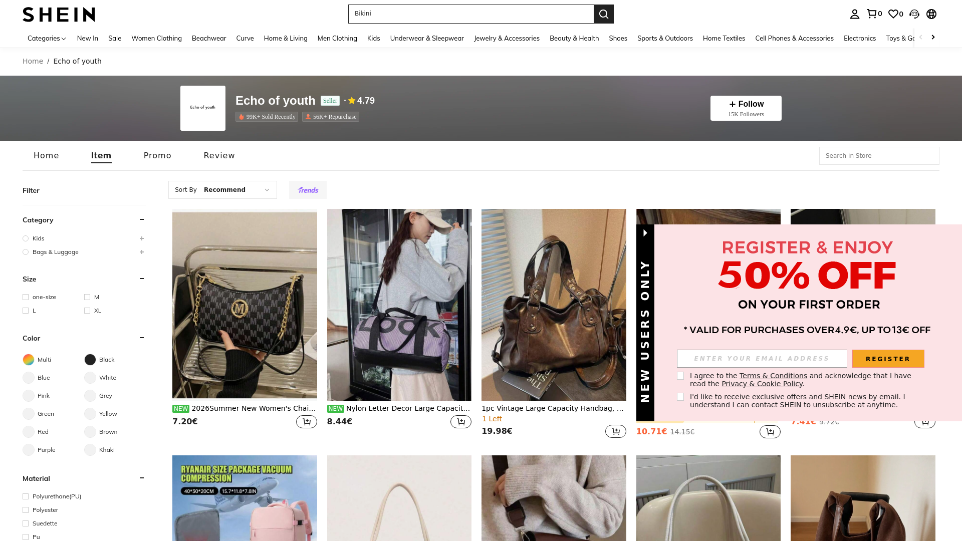 website screenshot of https://eur.shein.com/store/home?store_code=9346997491