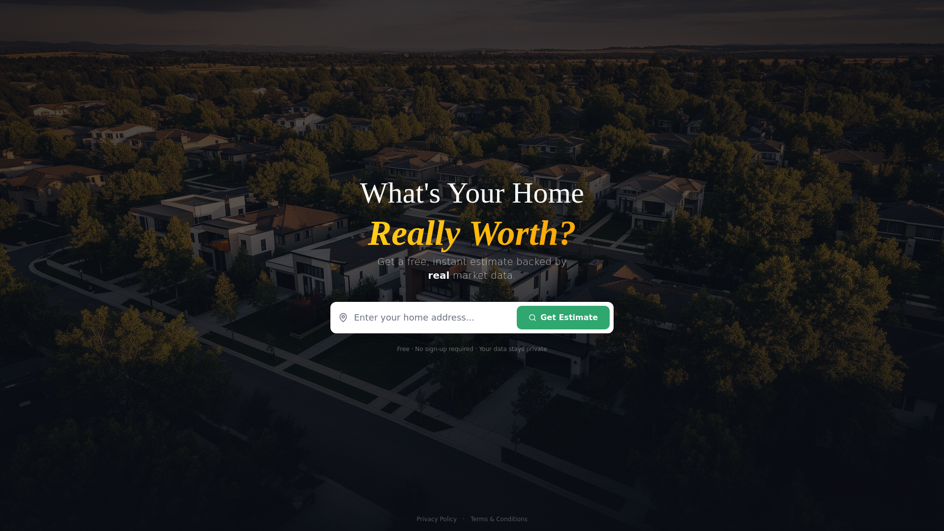 website screenshot of https://howmuchequity.pages.dev/