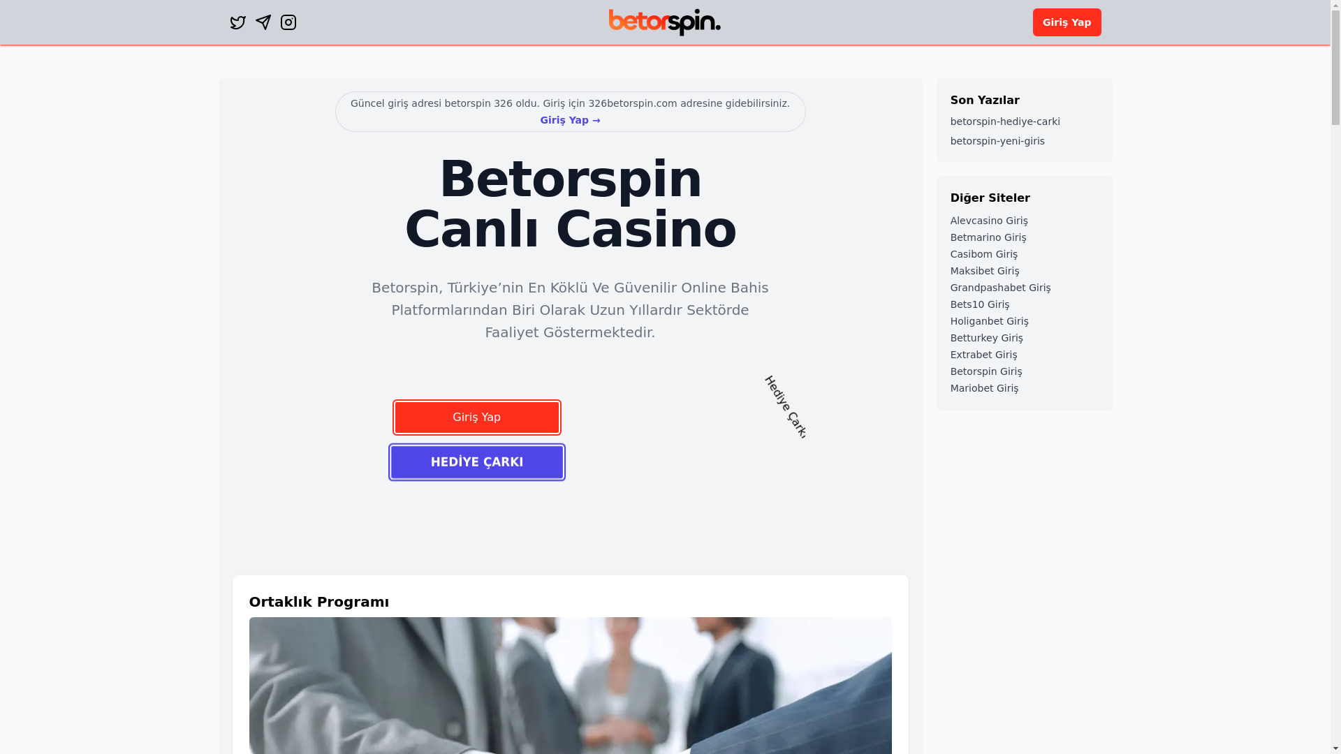 website screenshot of https://betorspinguncelgiris-blog.pages.dev/