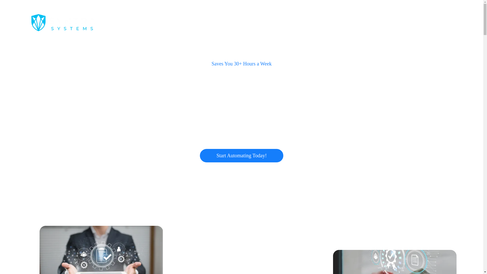 website screenshot of https://syntra-systems.com/