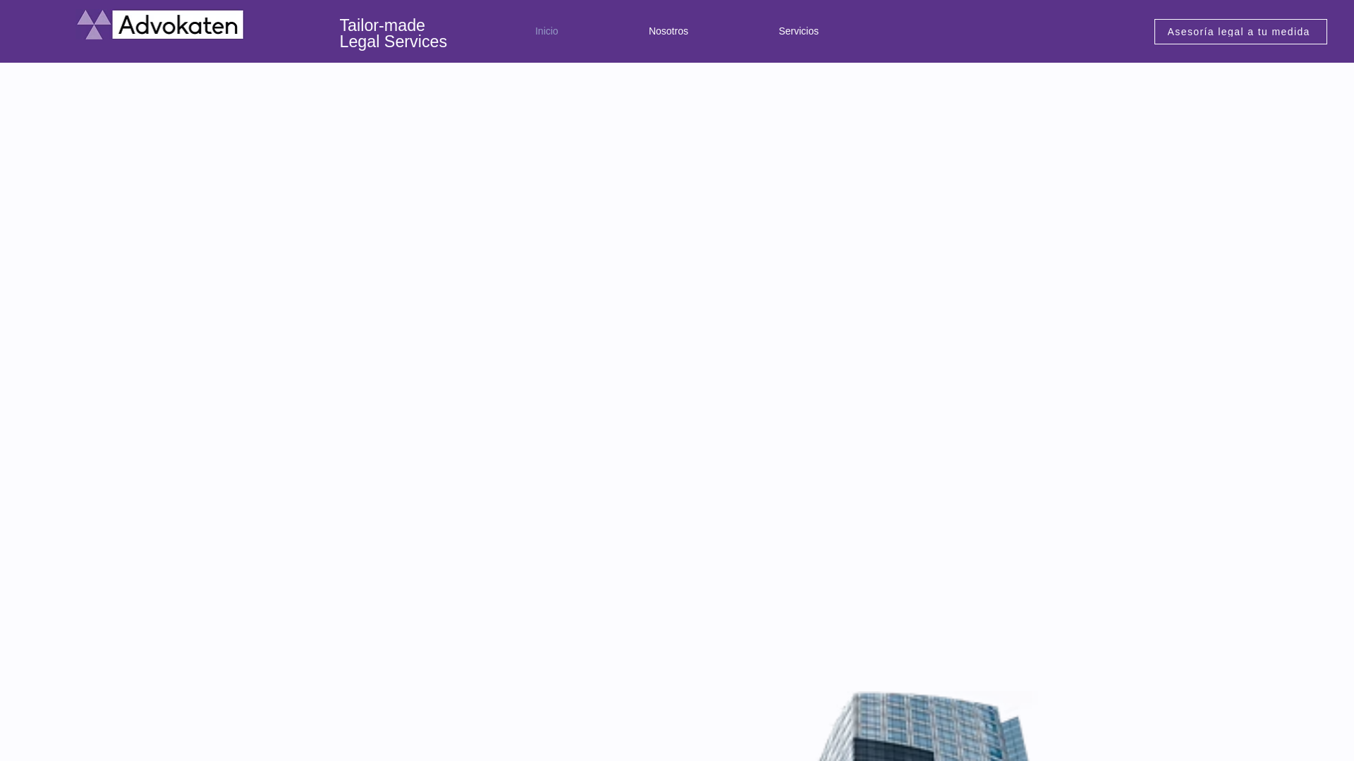 website screenshot of https://legaladvokaten.xyz/