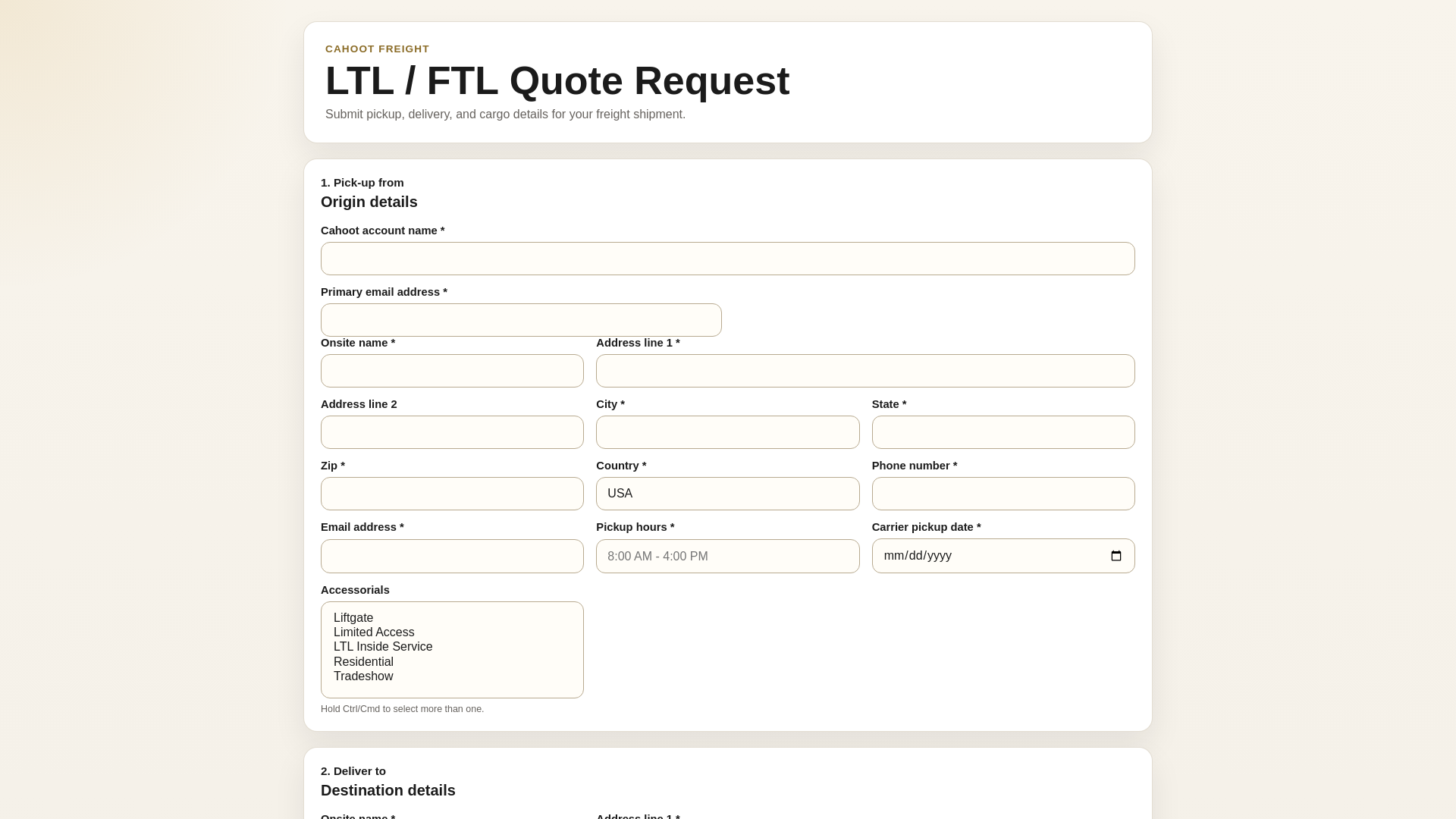 website screenshot of https://freight-submissions.pages.dev/