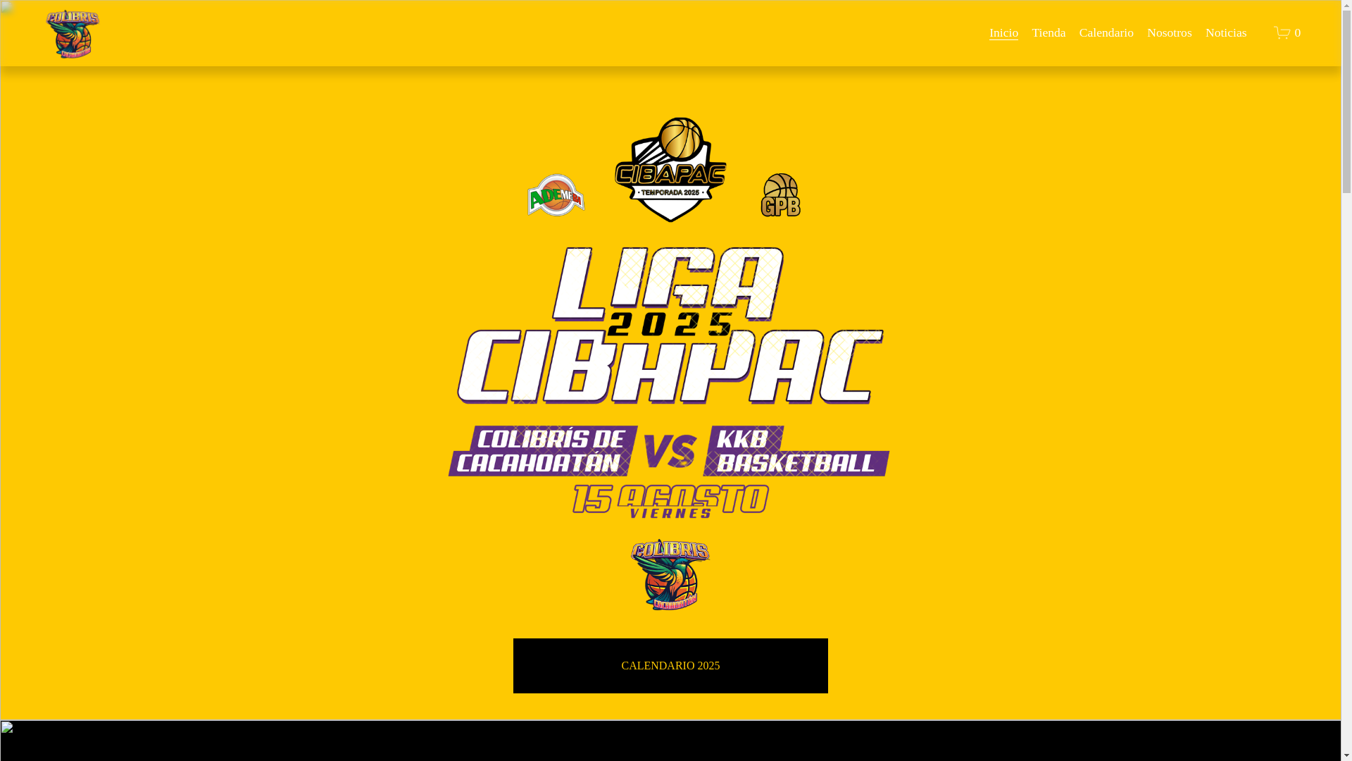 website screenshot of https://colibrisdecacahoatan.mx/