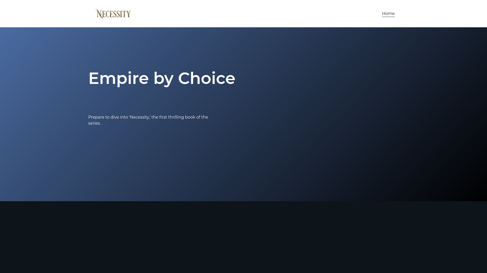 website screenshot of https://empirebychoice.com/