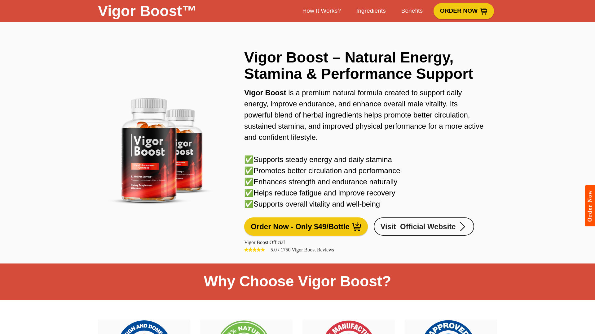 website screenshot of https://vigorboost-us.us