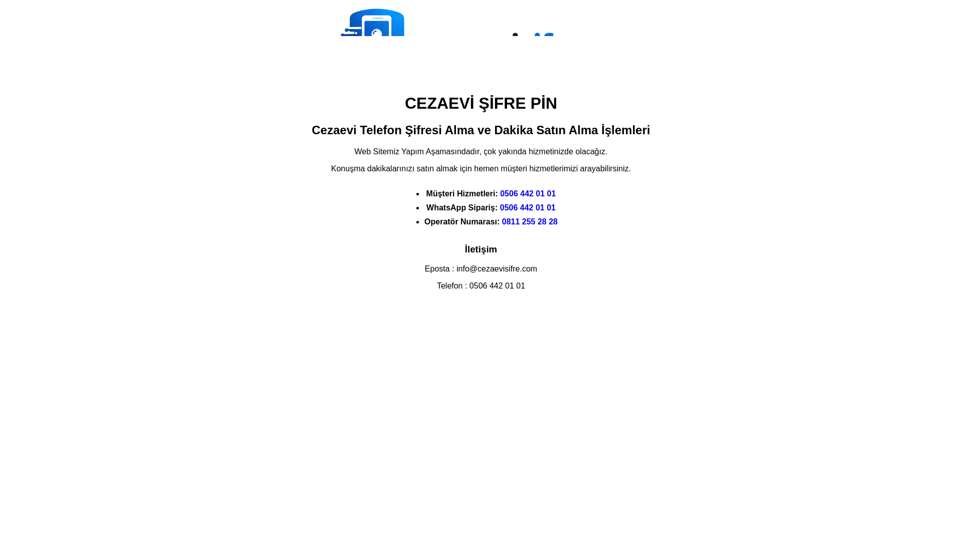 website screenshot of https://cezaevisifre.com/