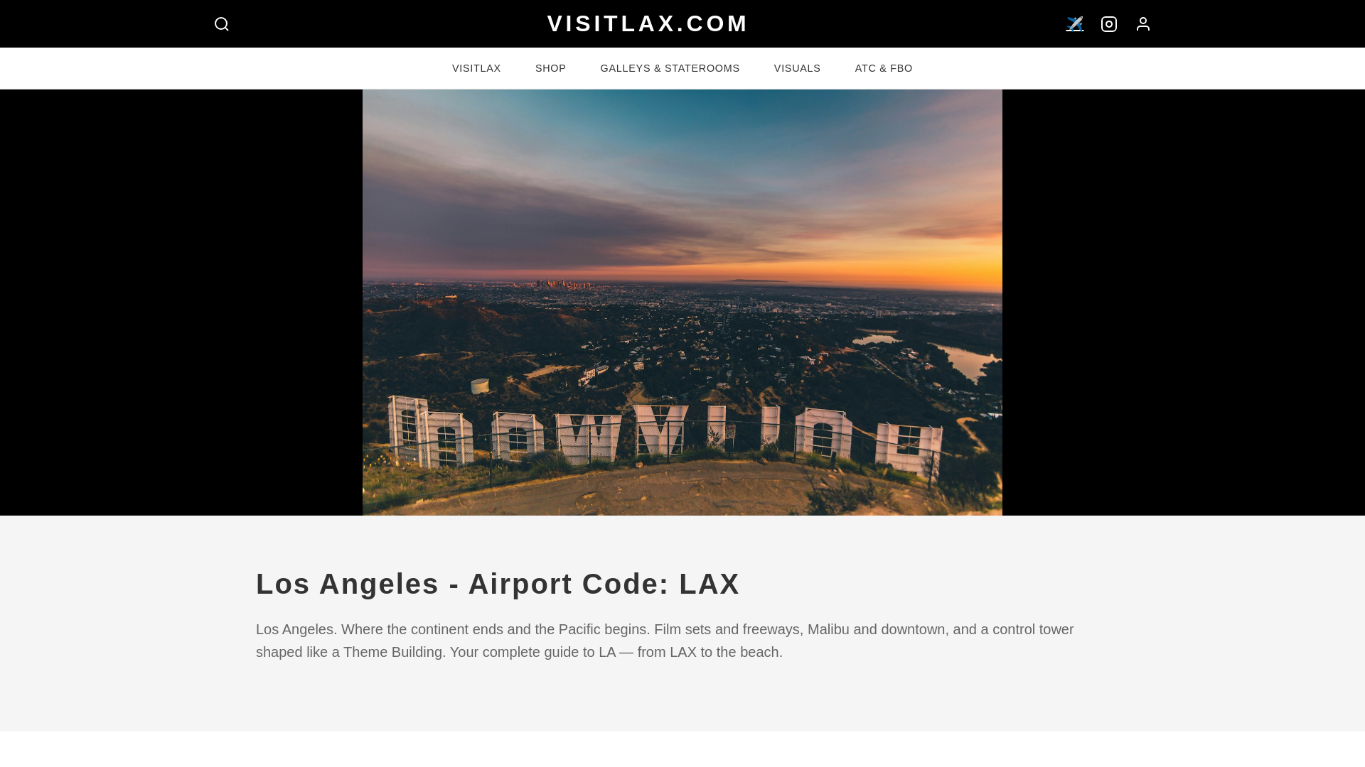 website screenshot of https://visitlax.pages.dev/