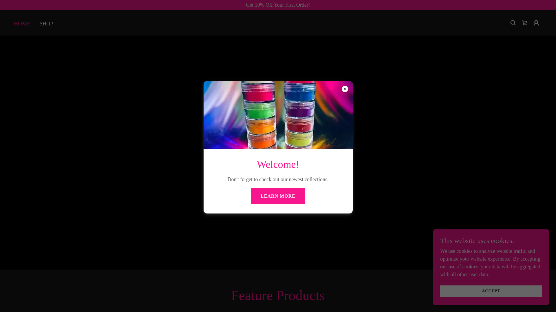 website screenshot of https://iamive.shop/