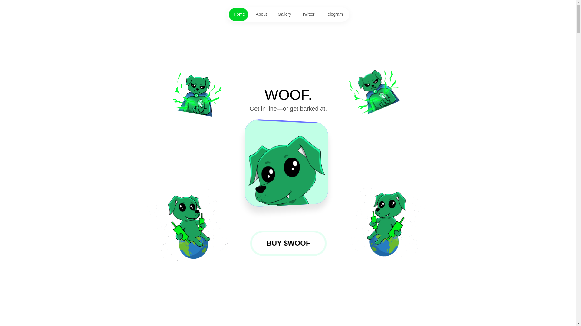 website screenshot of https://woofabstract.com/