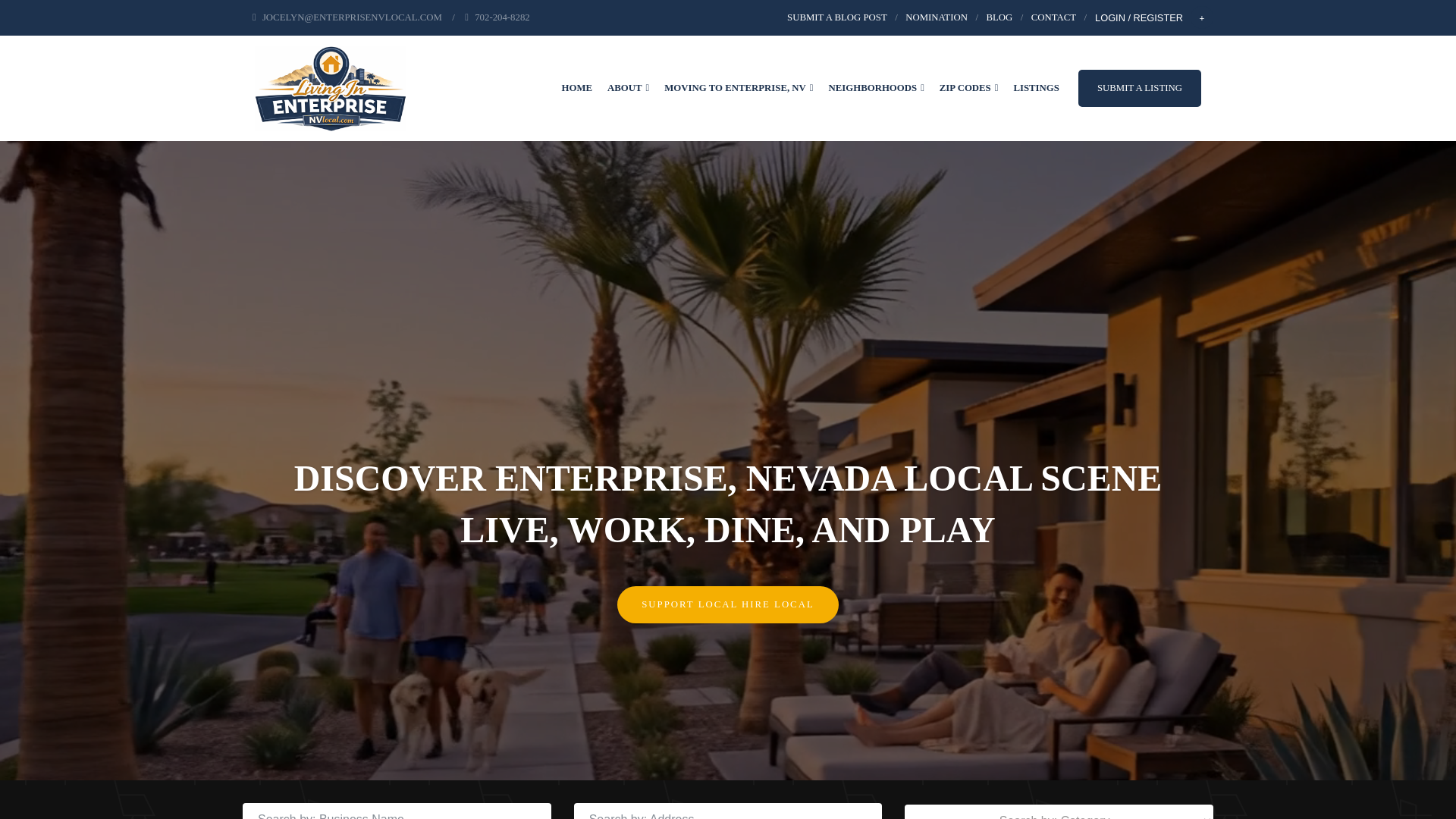 website screenshot of https://enterprisenvlocal.com/