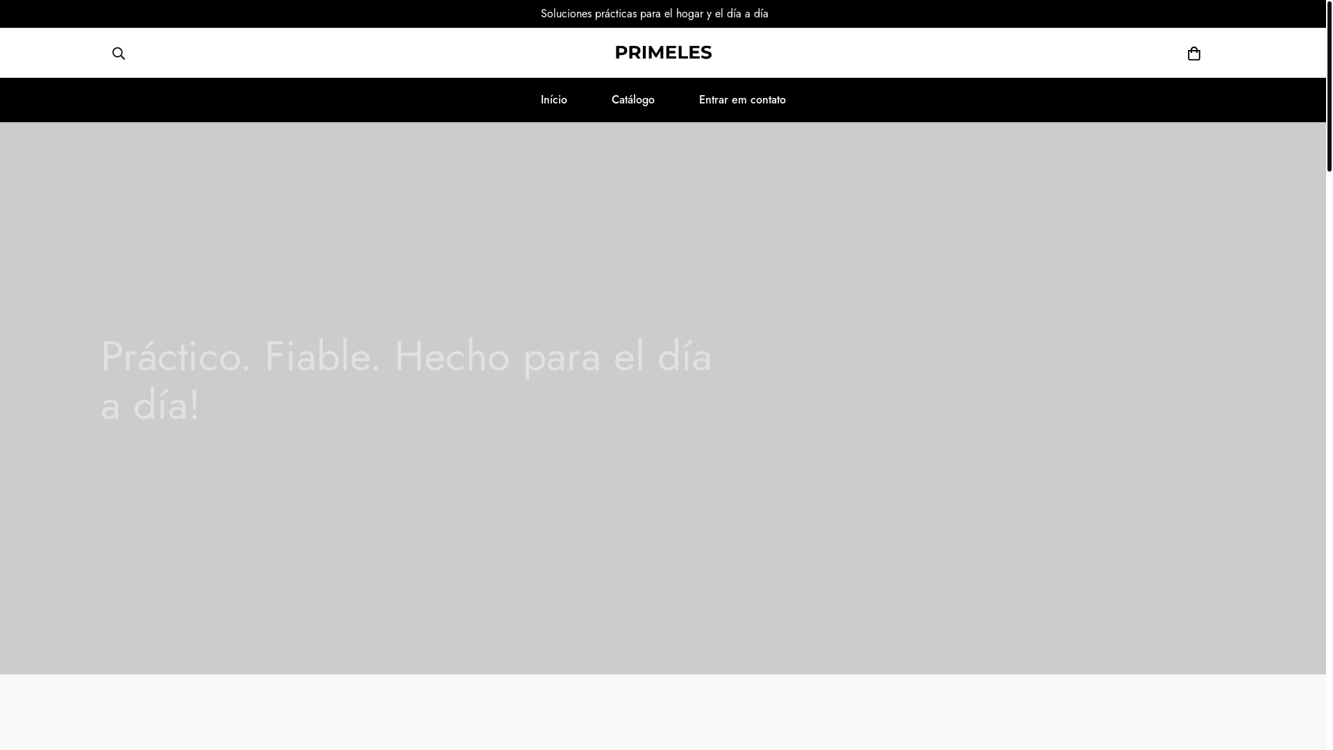website screenshot of https://primeles.es/