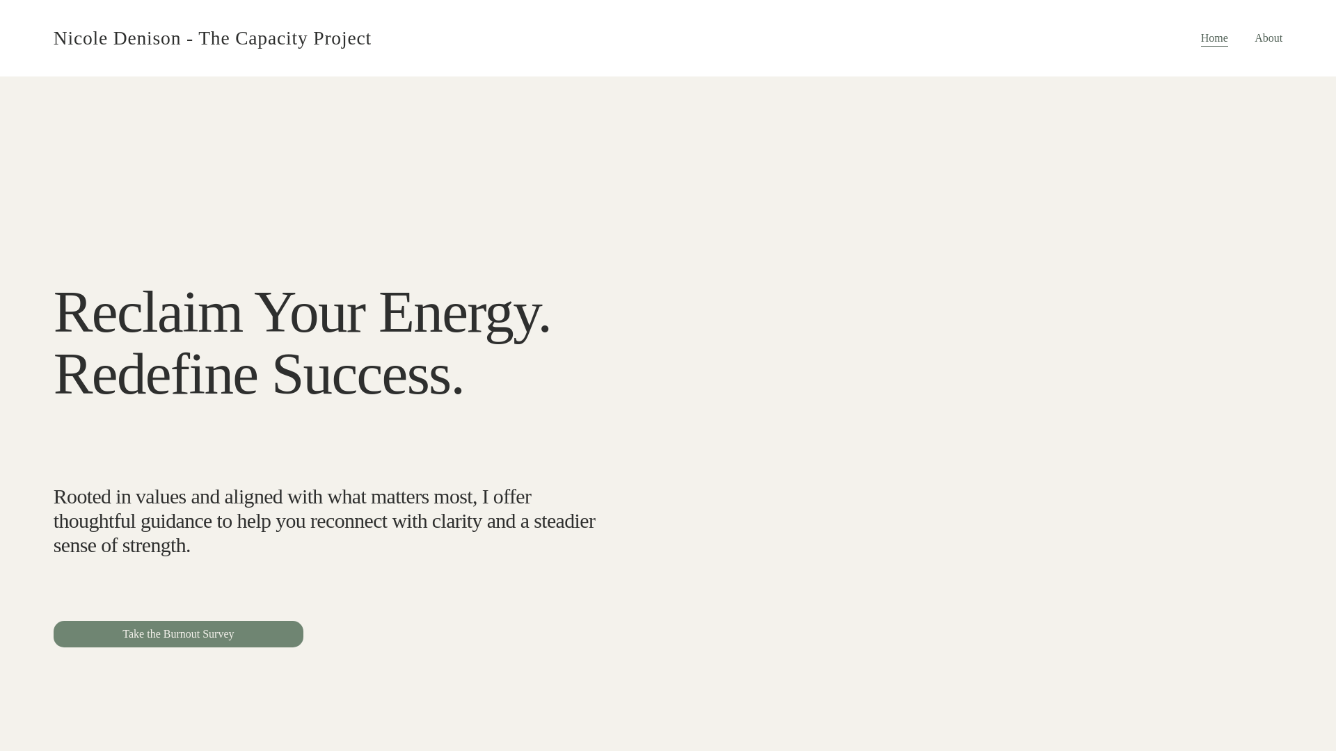 website screenshot of https://ambitionstothrive.com