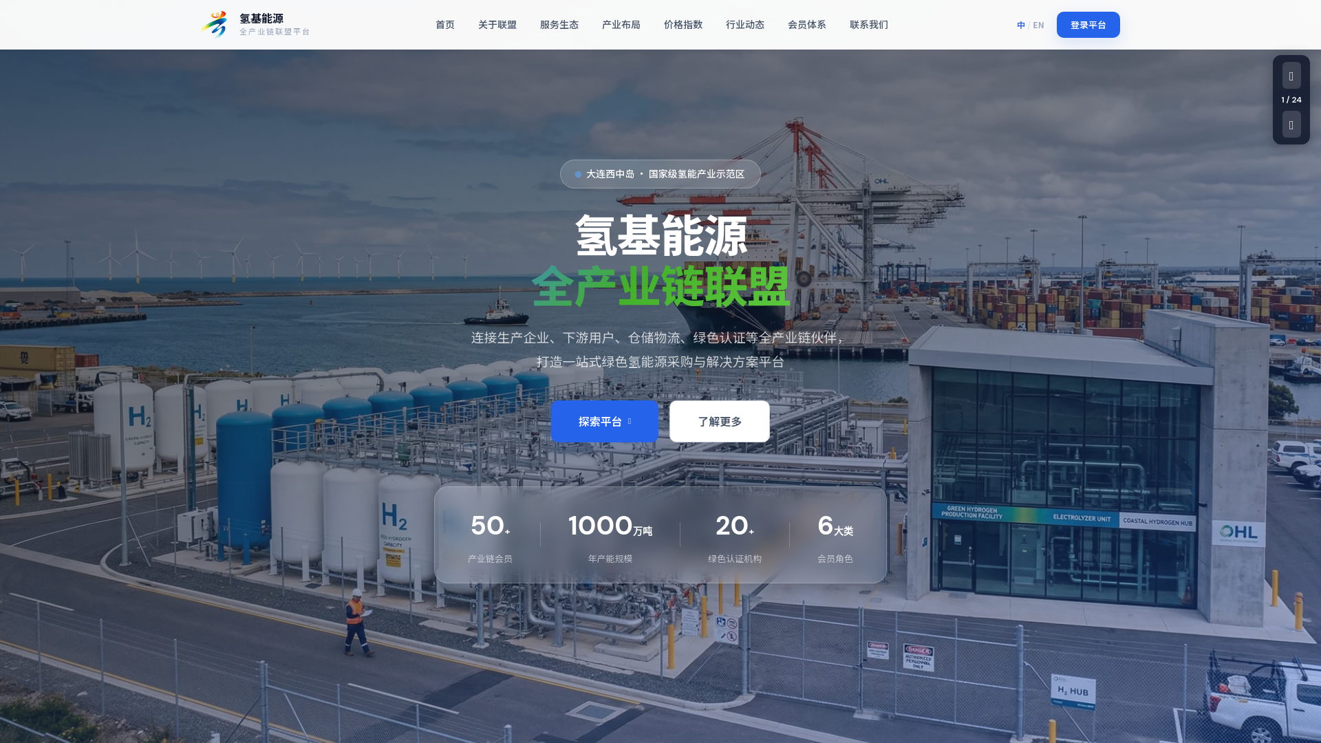 website screenshot of https://gh2link.com/