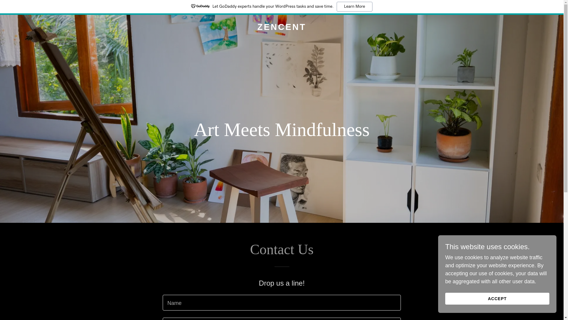 website screenshot of https://zencent.net/