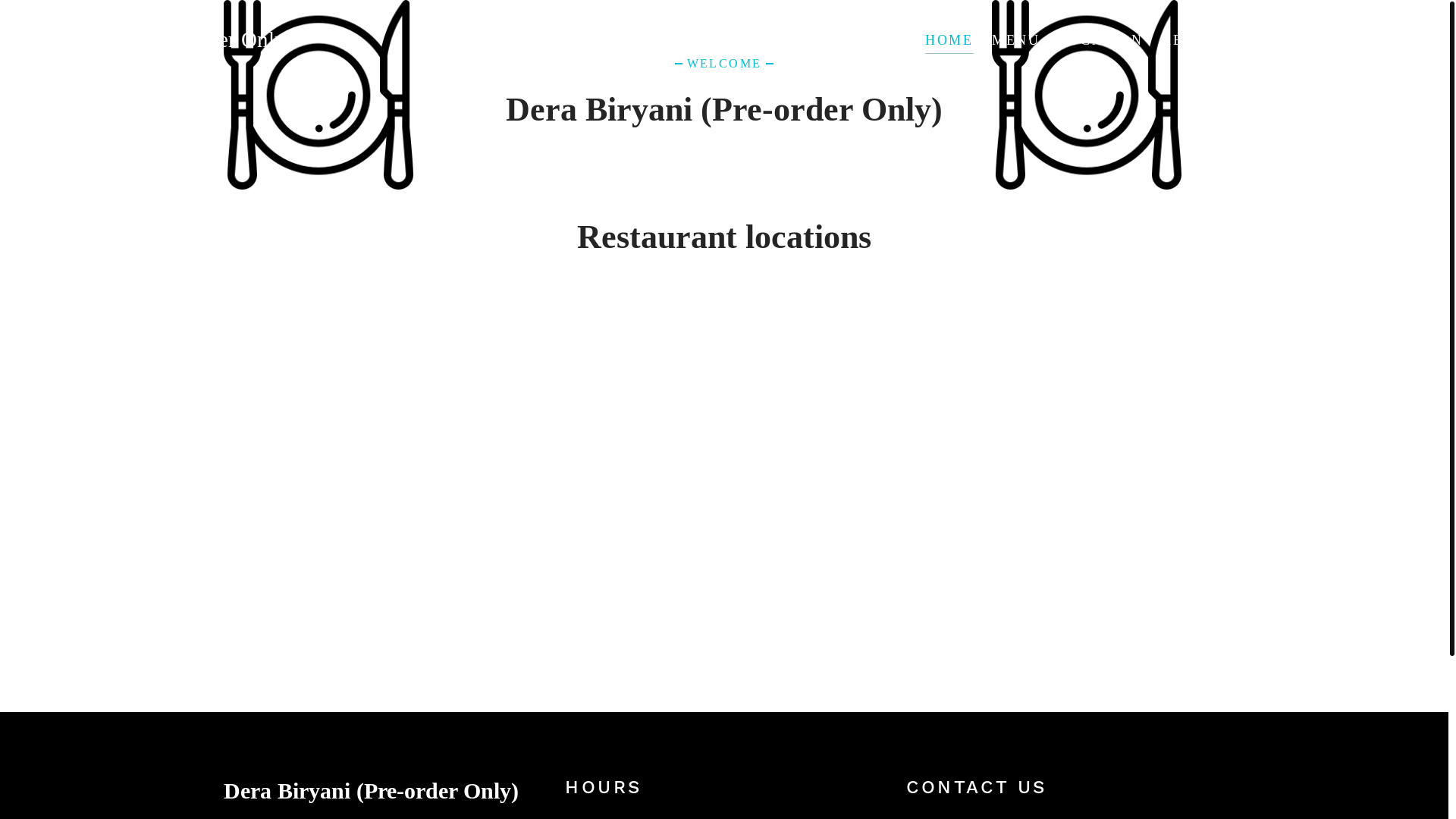 website screenshot of https://dera-biryani-preorder-only.store/