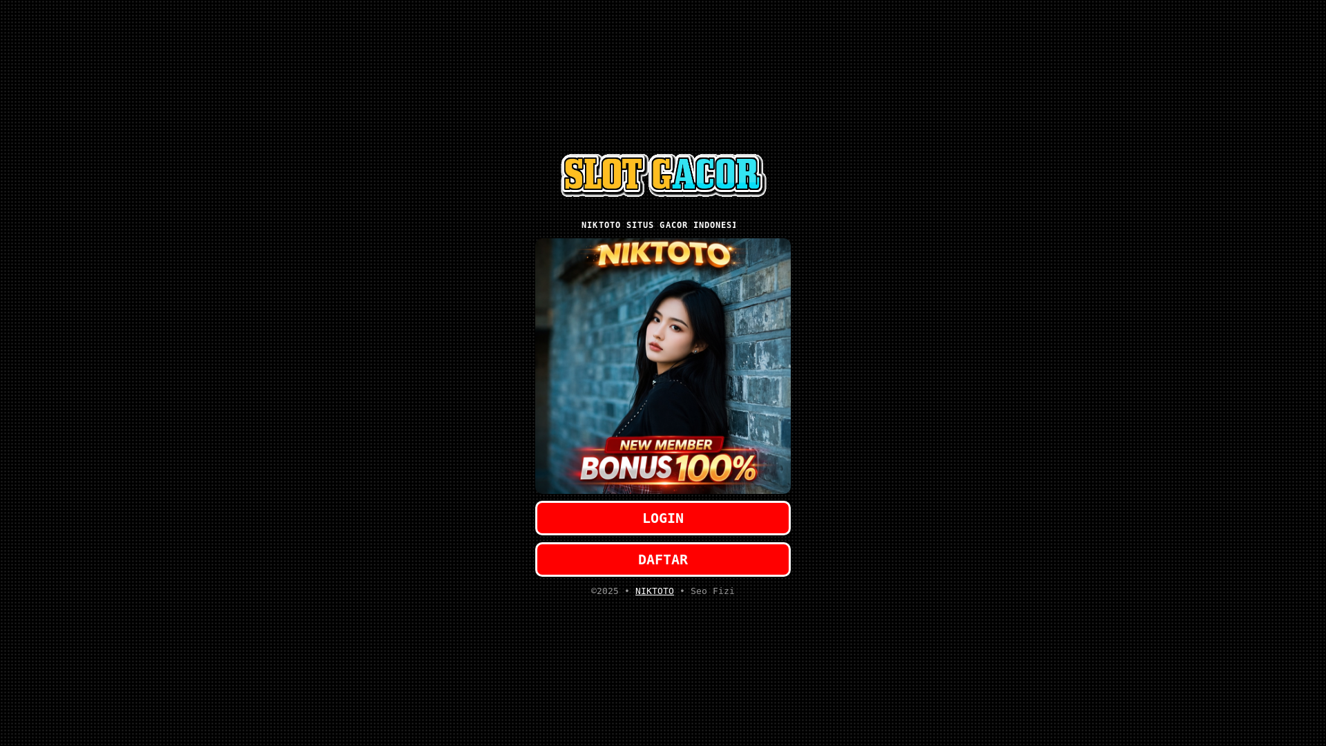 website screenshot of https://niktoto.pages.dev/