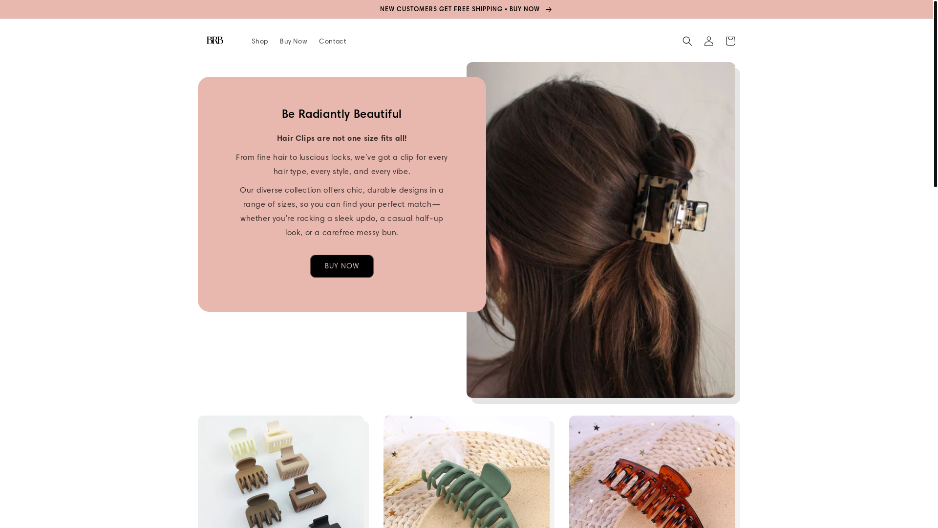 website screenshot of https://brbcreativeco.com/