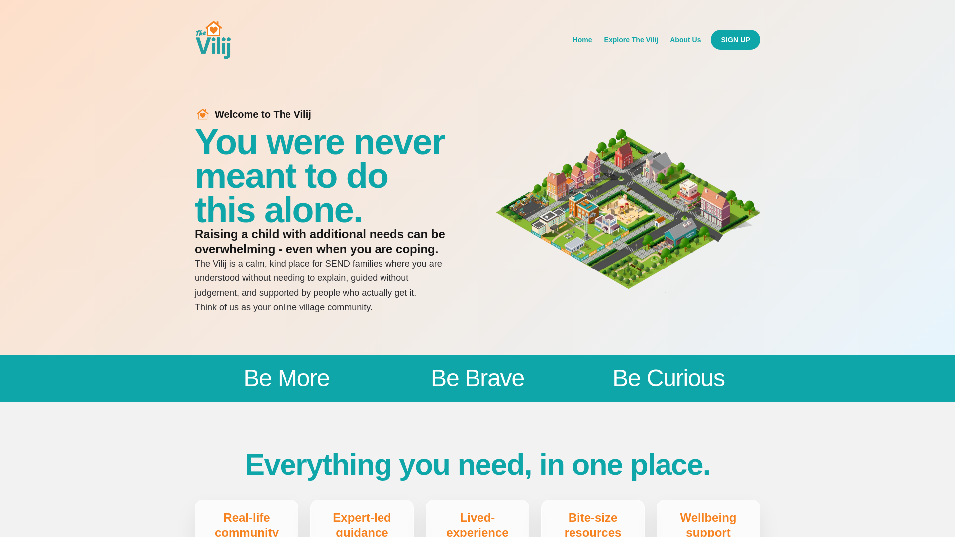website screenshot of https://thevilij.pages.dev/