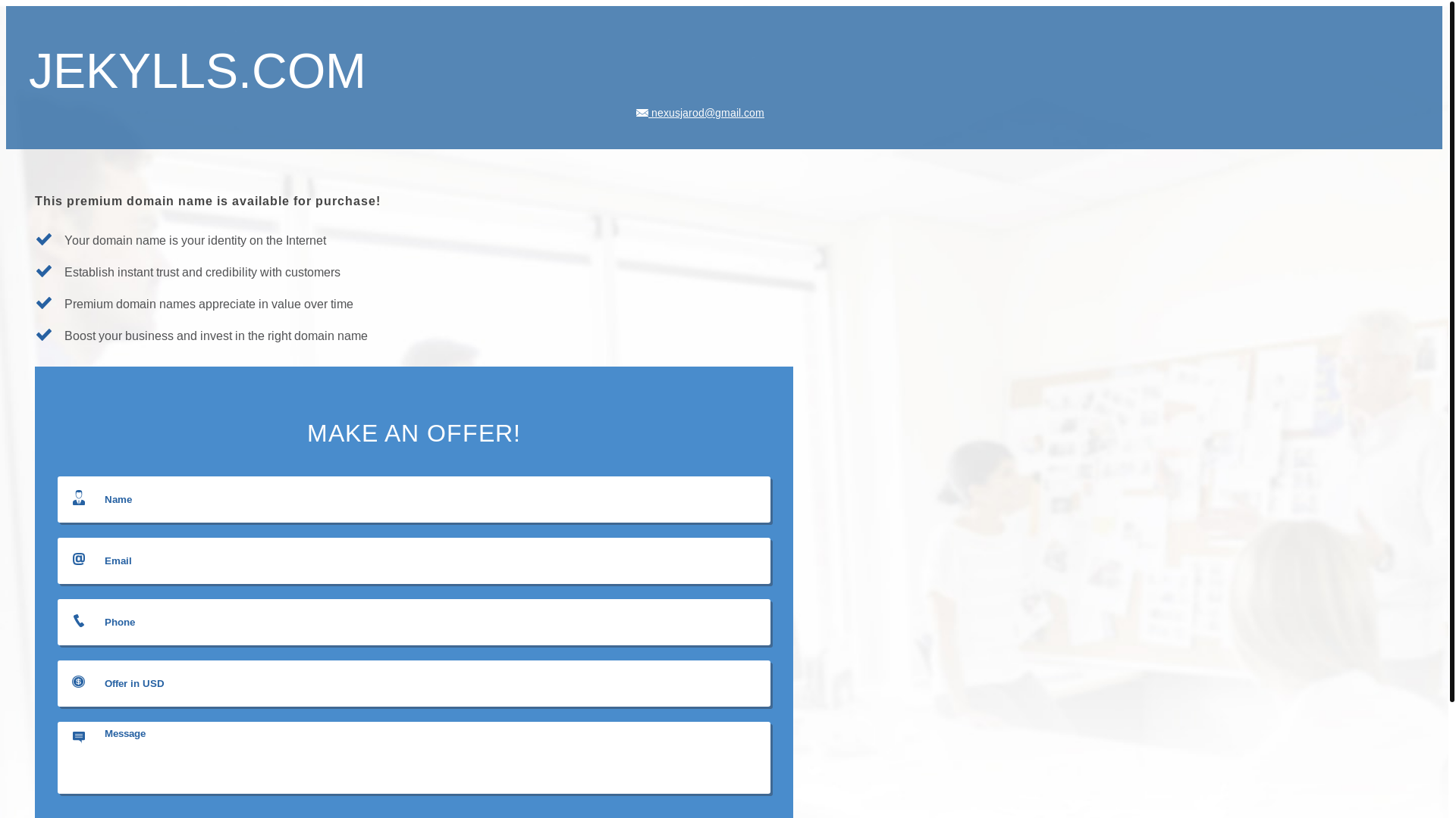 website screenshot of https://jekylls.com/